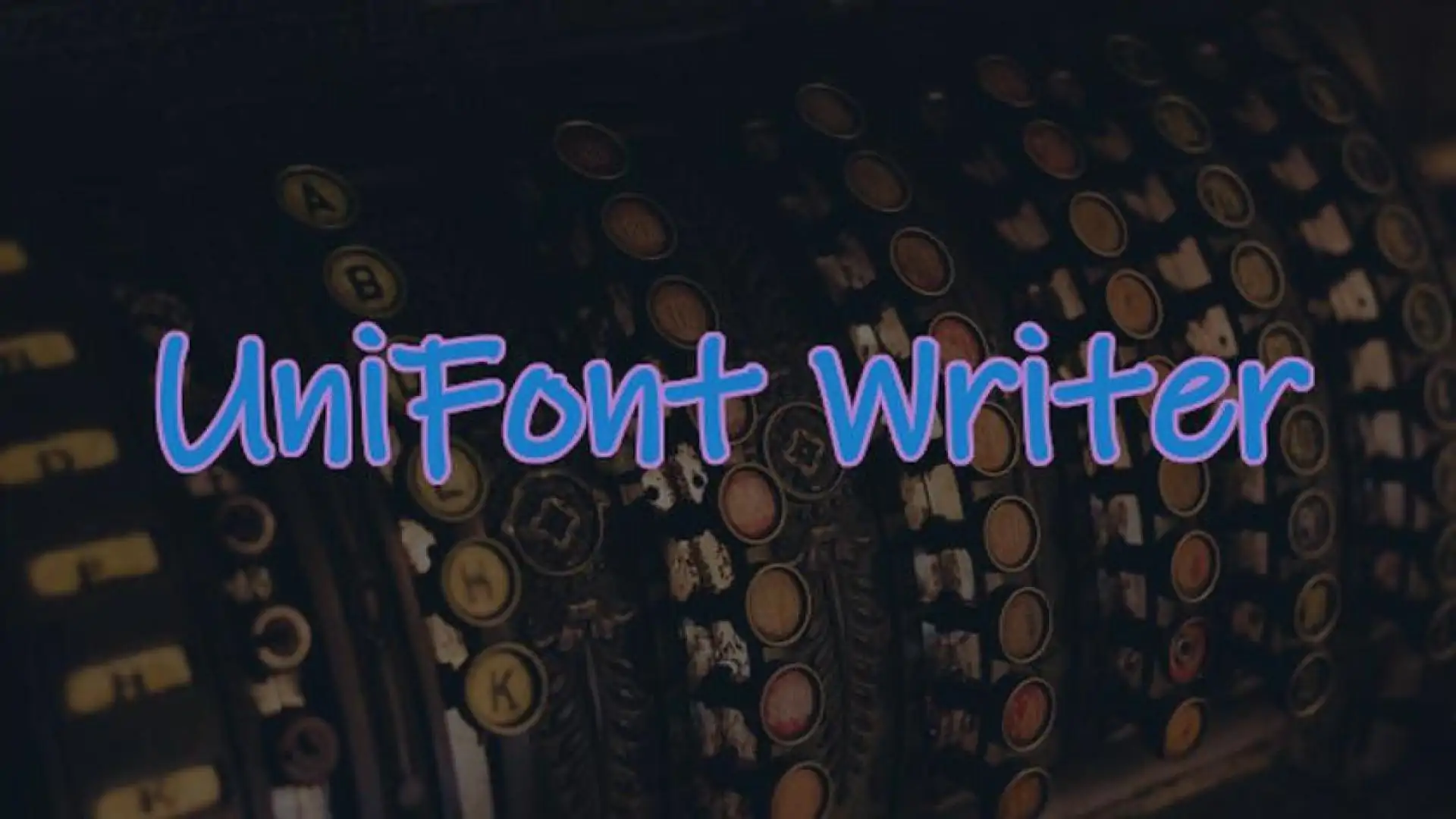 UniFont Writer