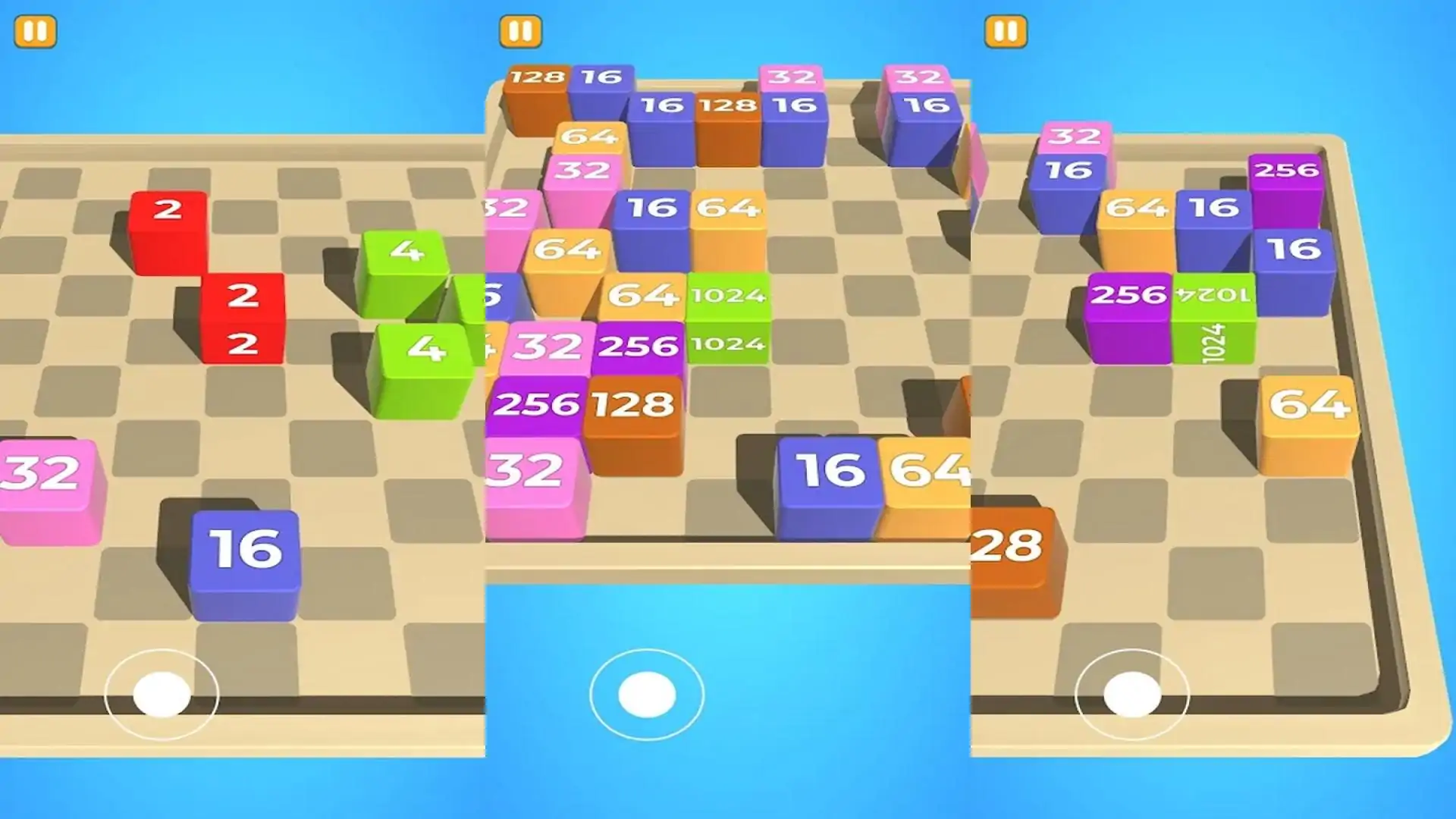 滚动立方体2048