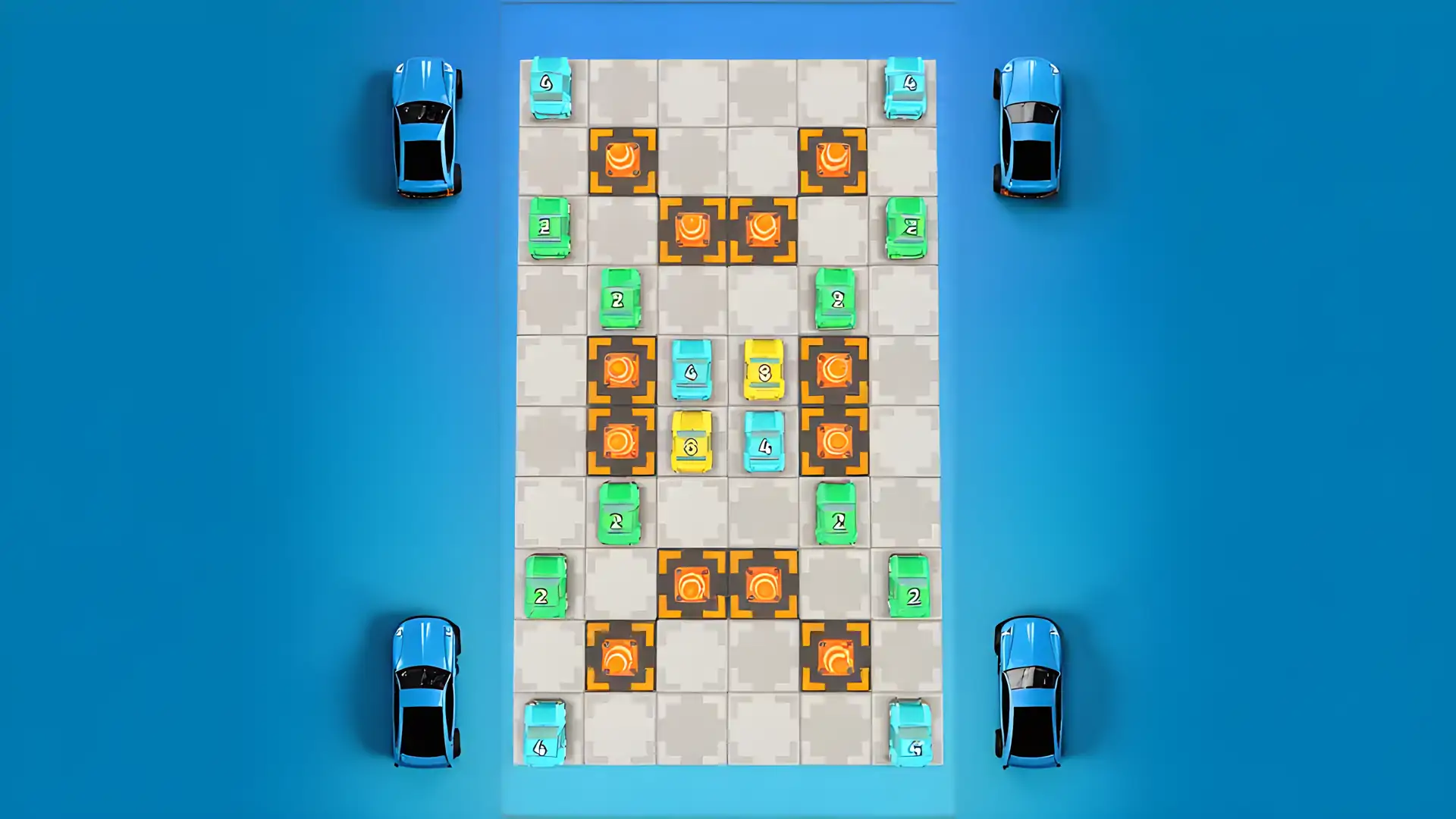 交通堵塞：合并汽车2048