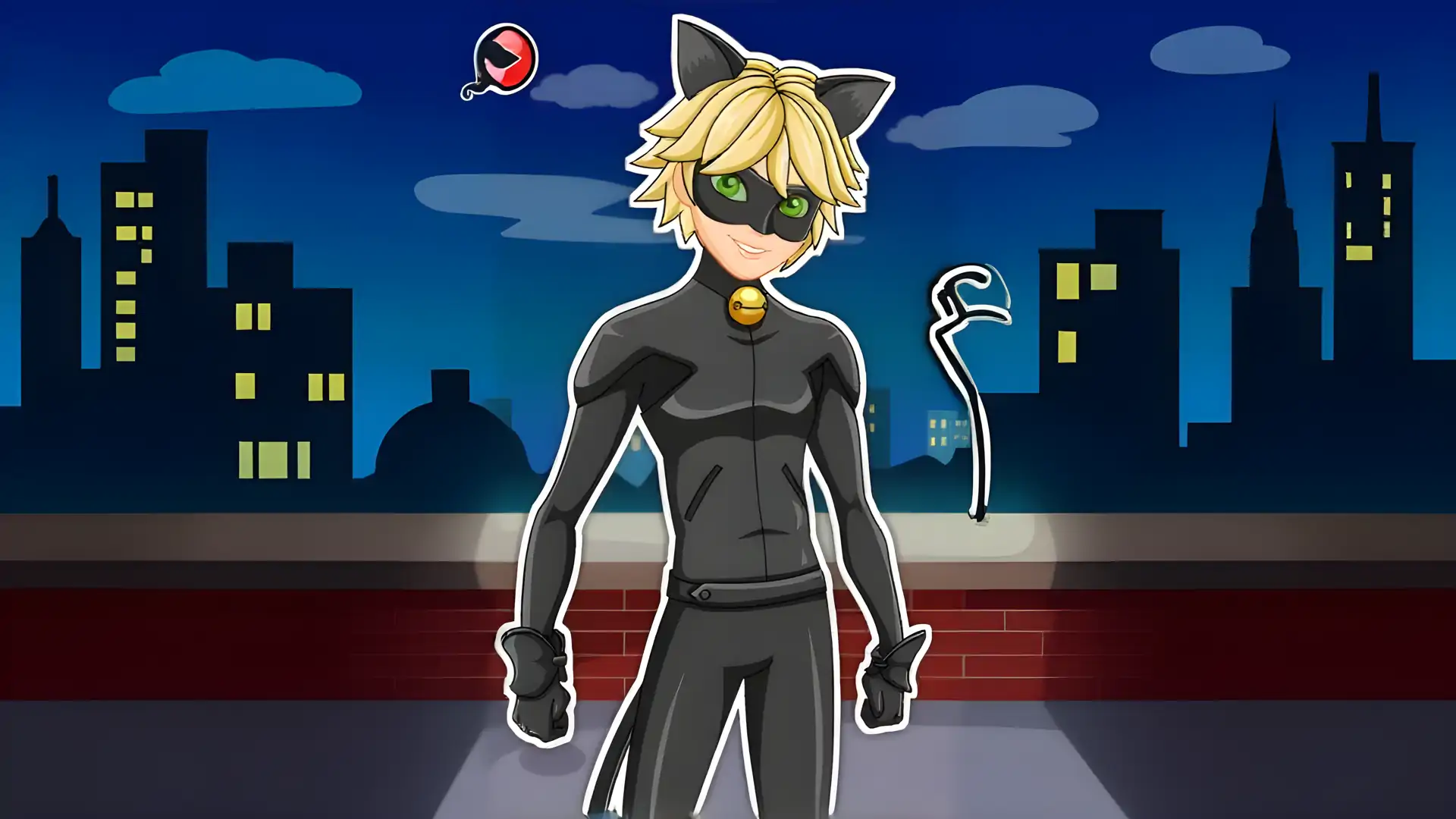 AdrienMiraculous猫黑色