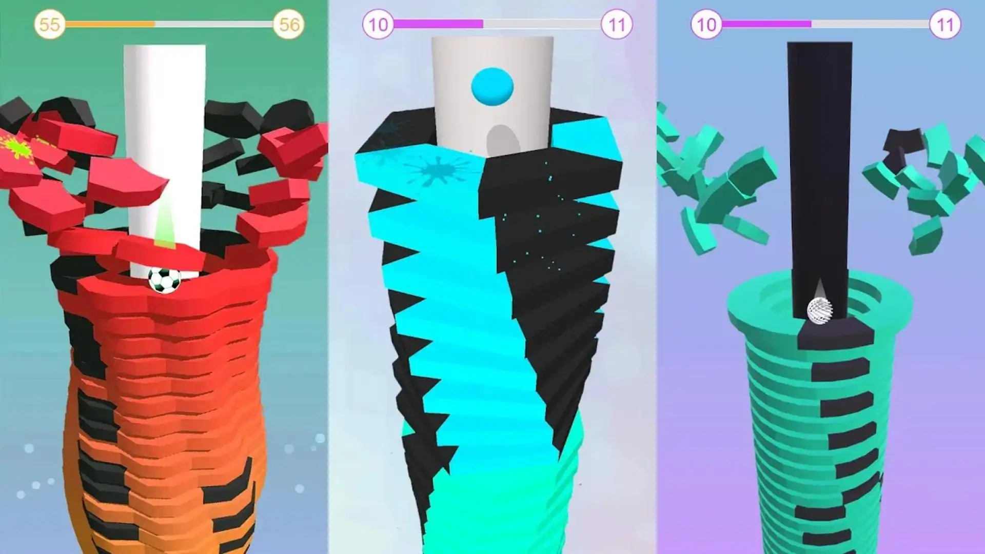 StackHelix：3DBallCrushDro