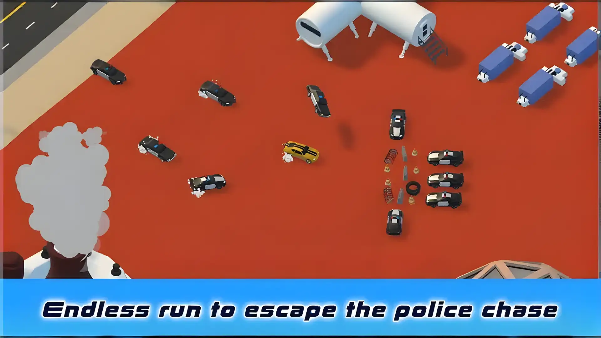 Smashy Car: Police, Get away!
