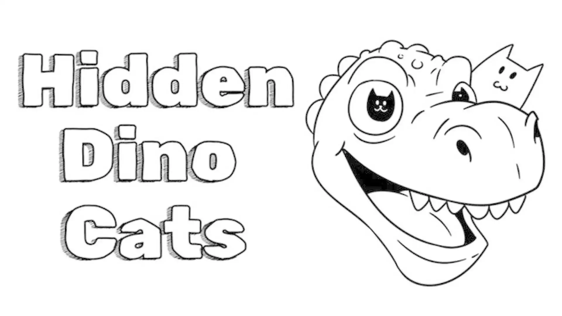 隐藏的恐龙猫 / Hidden Dino Cats