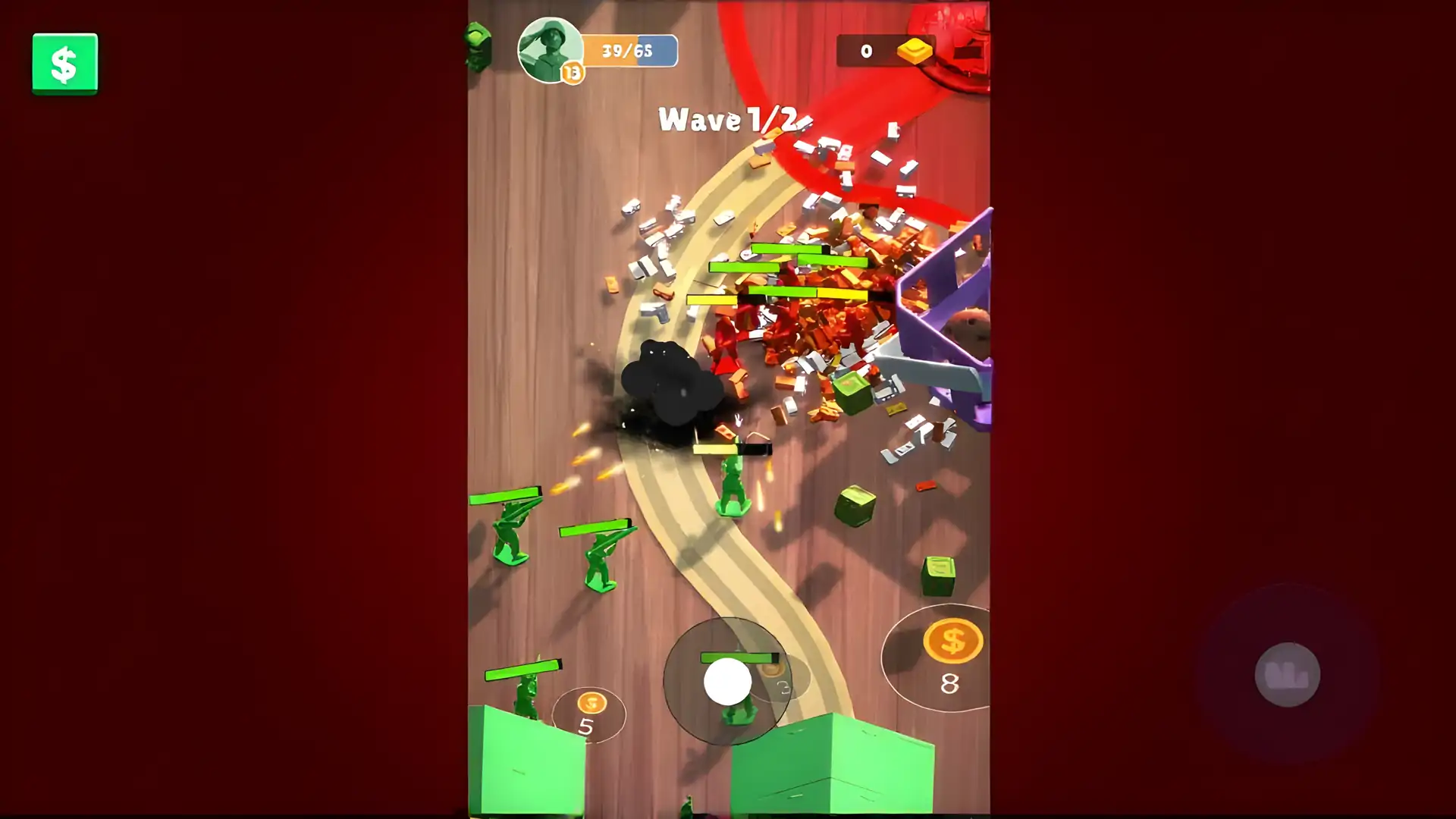 玩具士兵防御