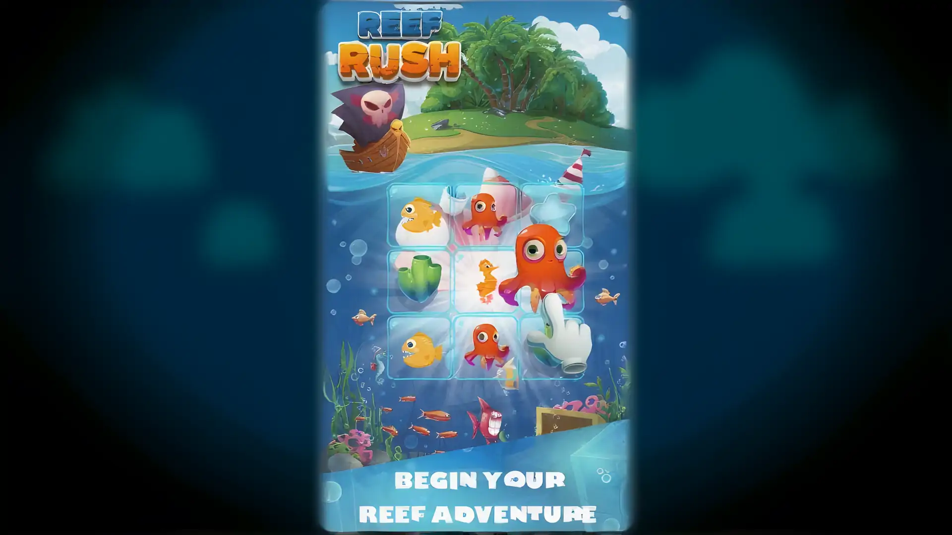 ReefRush：三消海洋游戏
