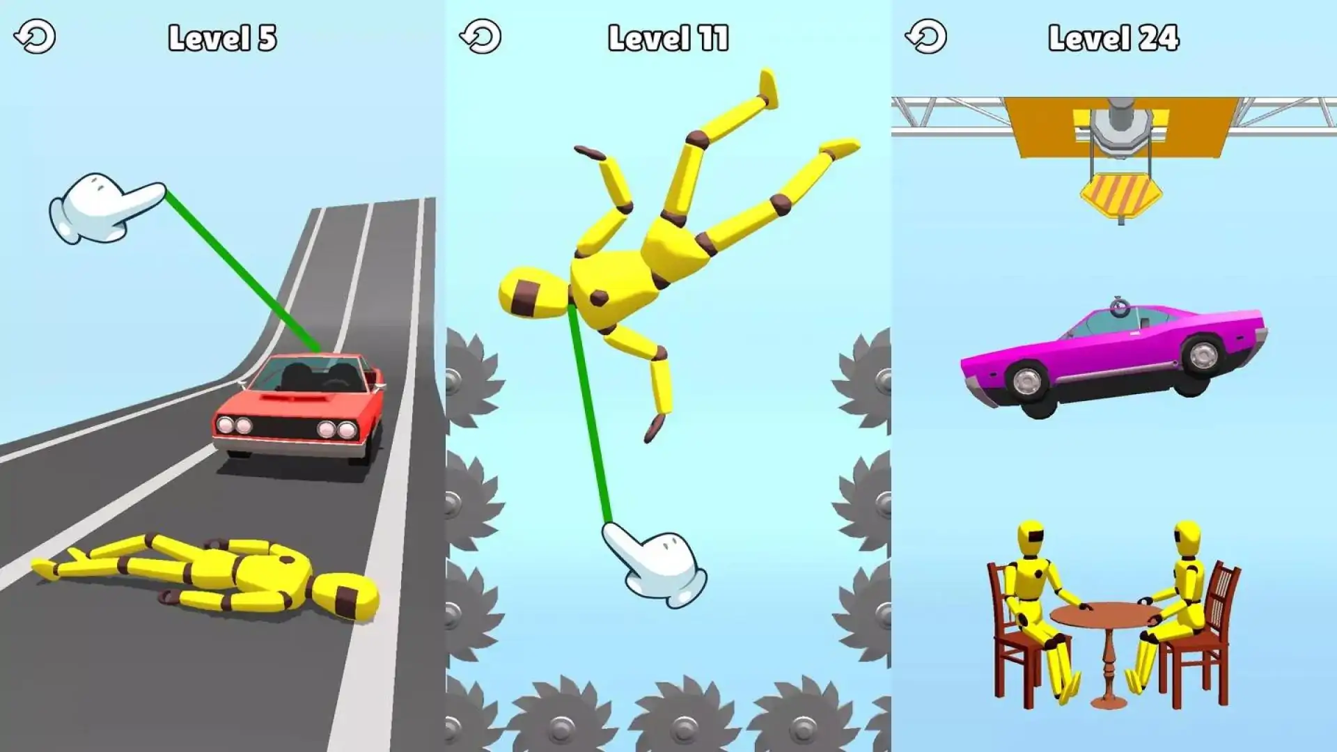 打破ragdoll：踢摧毁