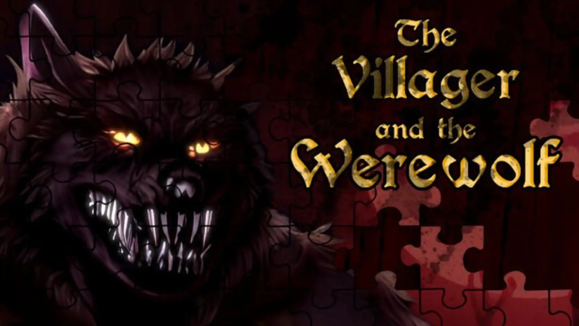 The Villager and the Werewolf - A jigsaw puzzle tale