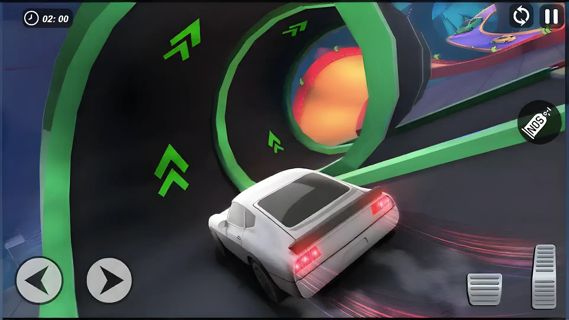疯狂巨型坡道特技游戏3d