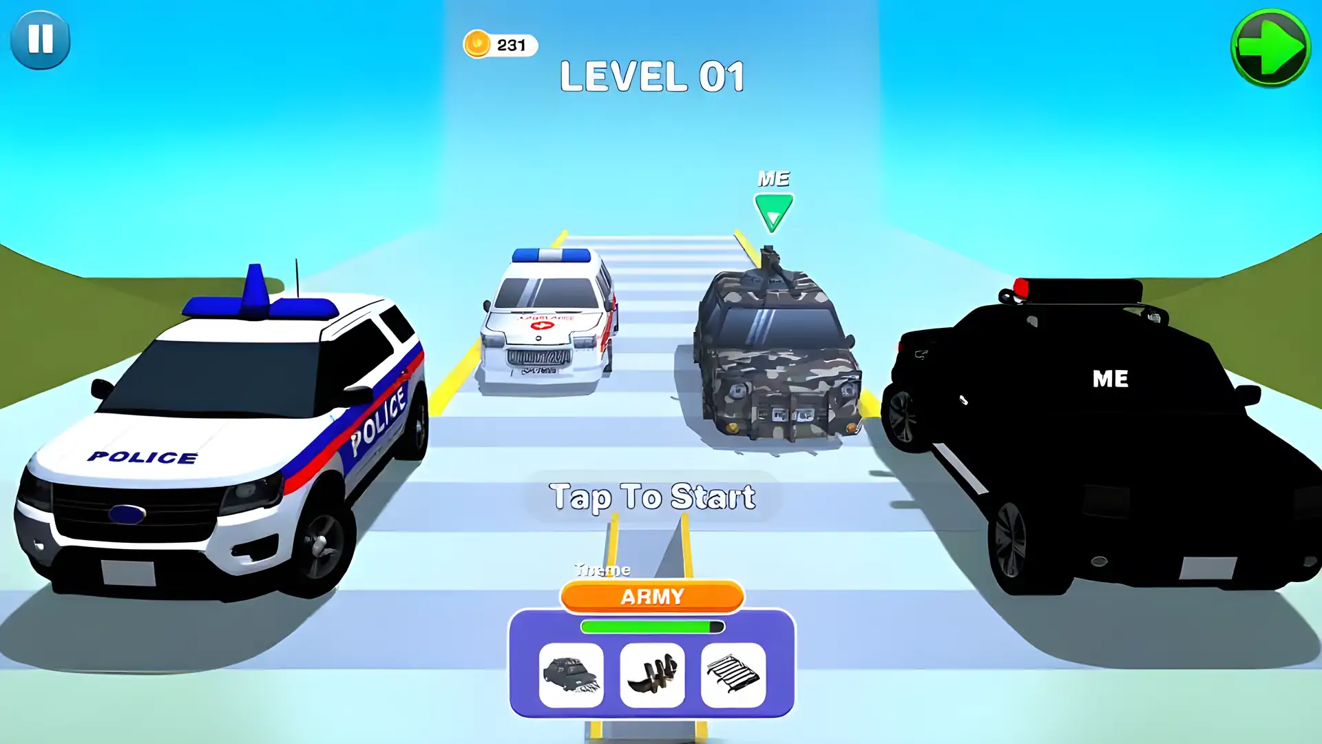 汽车改装赛跑3D