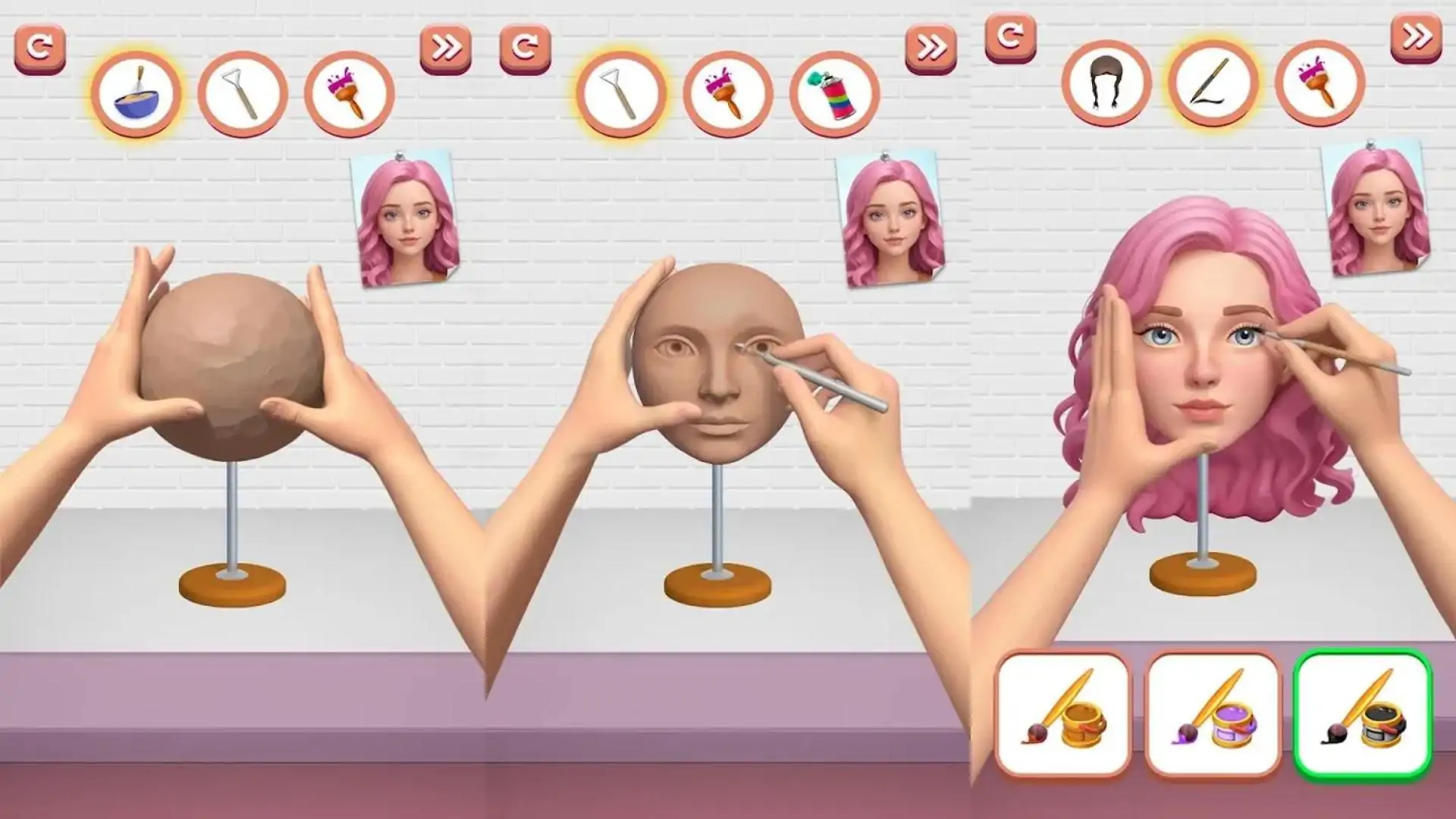 DIY粘土雕塑游戏