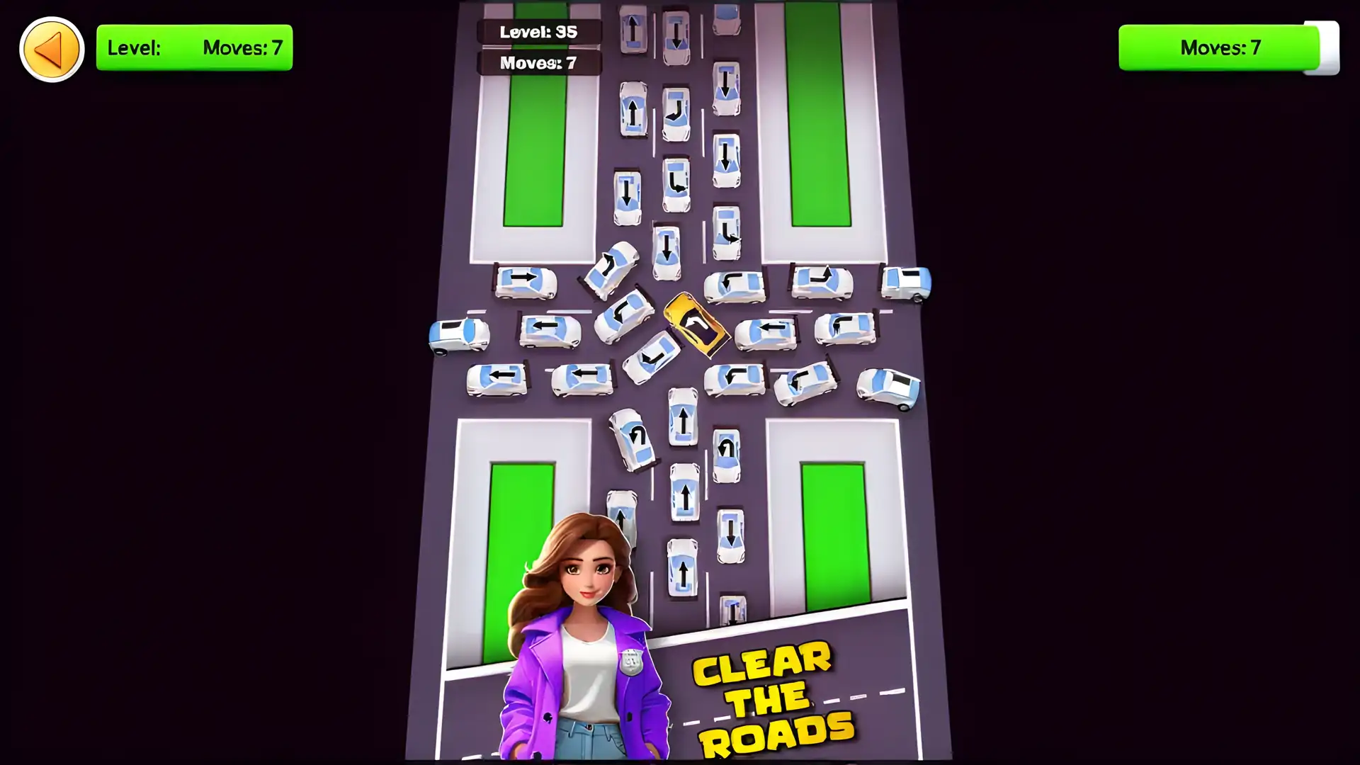 汽车滑块：清理道路