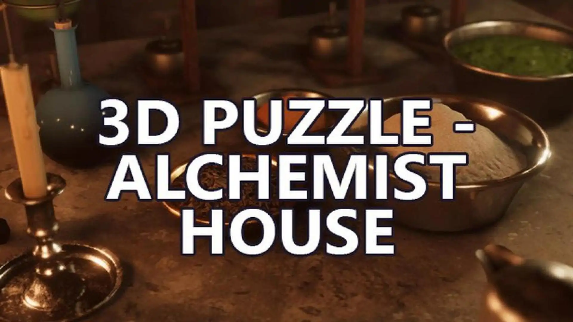 3D PUZZLE - Alchemist House
