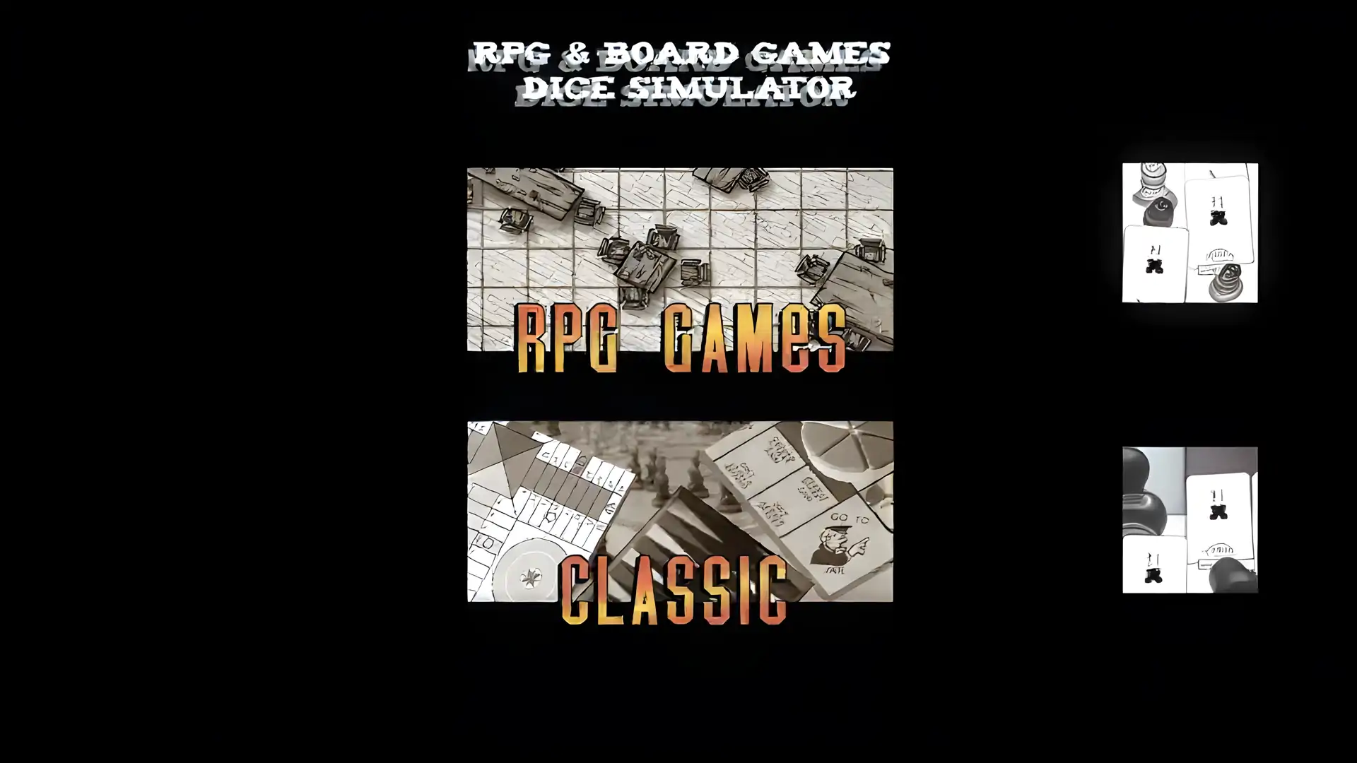 角色扮演棋盘游戏骰子