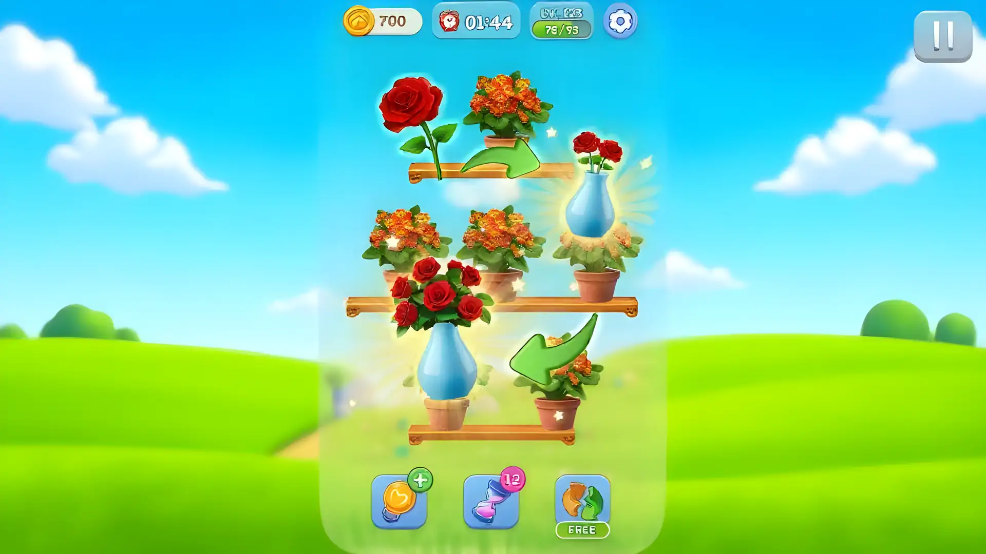 BlossomMatch：排序游戏