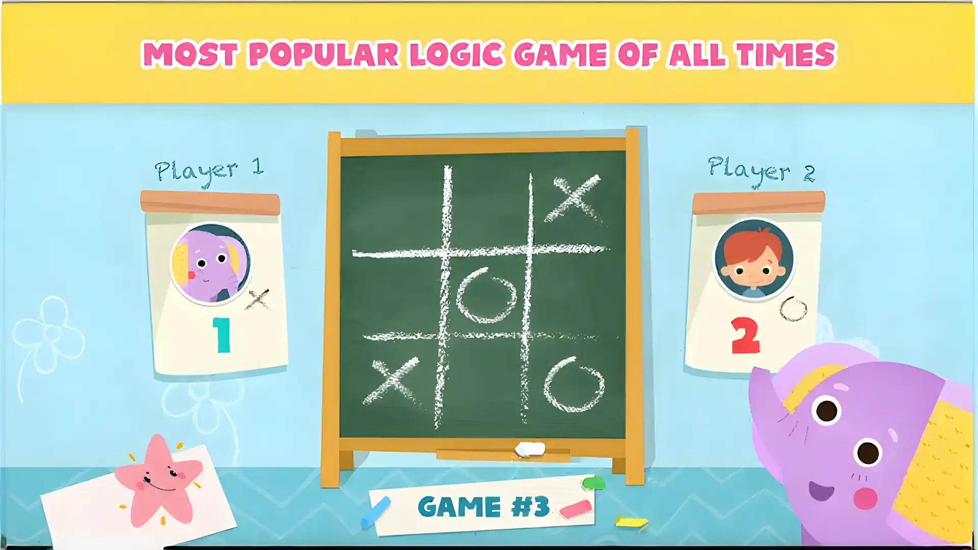 TicTacToe2人XOXO游戏