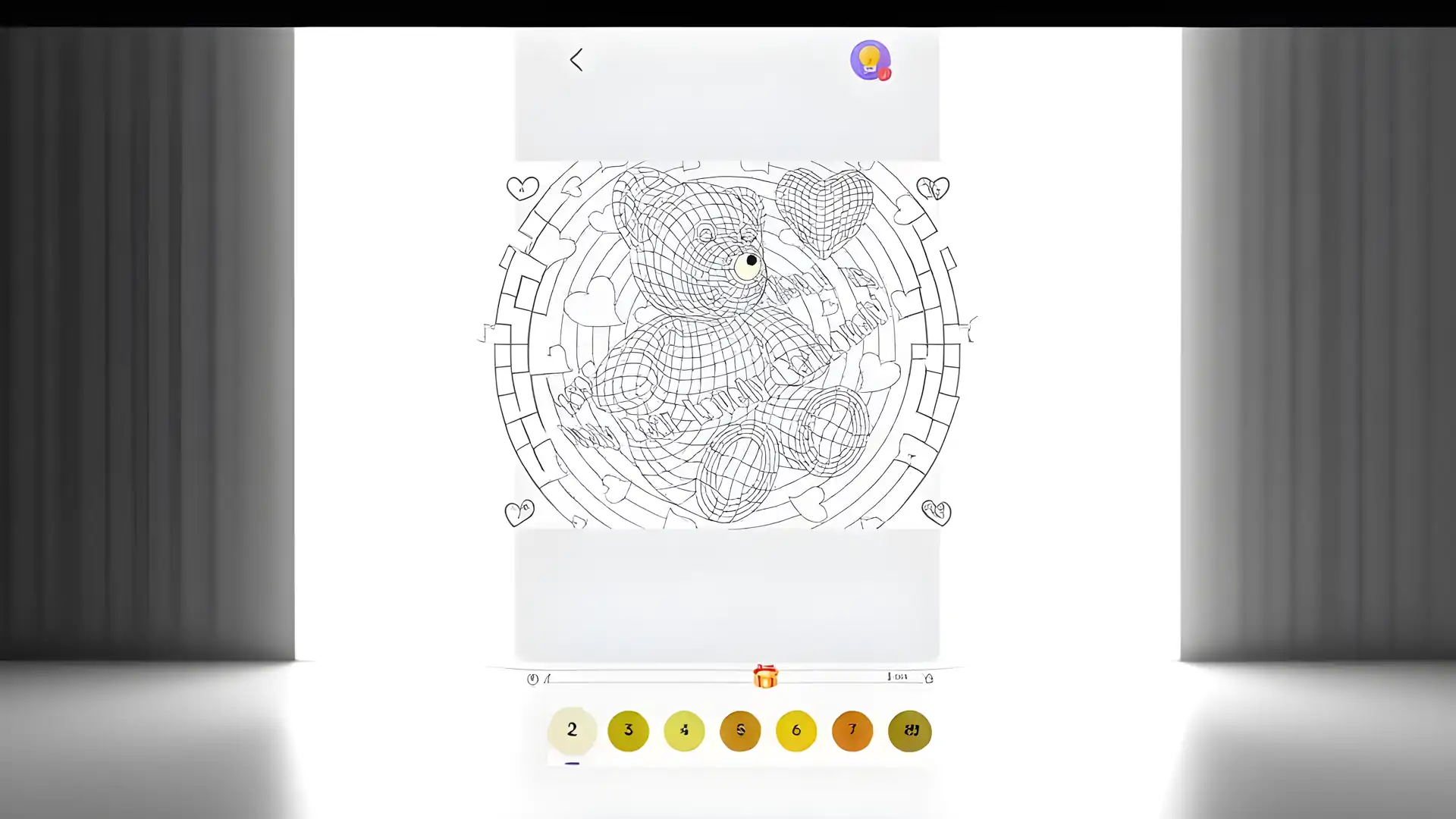 曼陀罗颜料：按数字着色