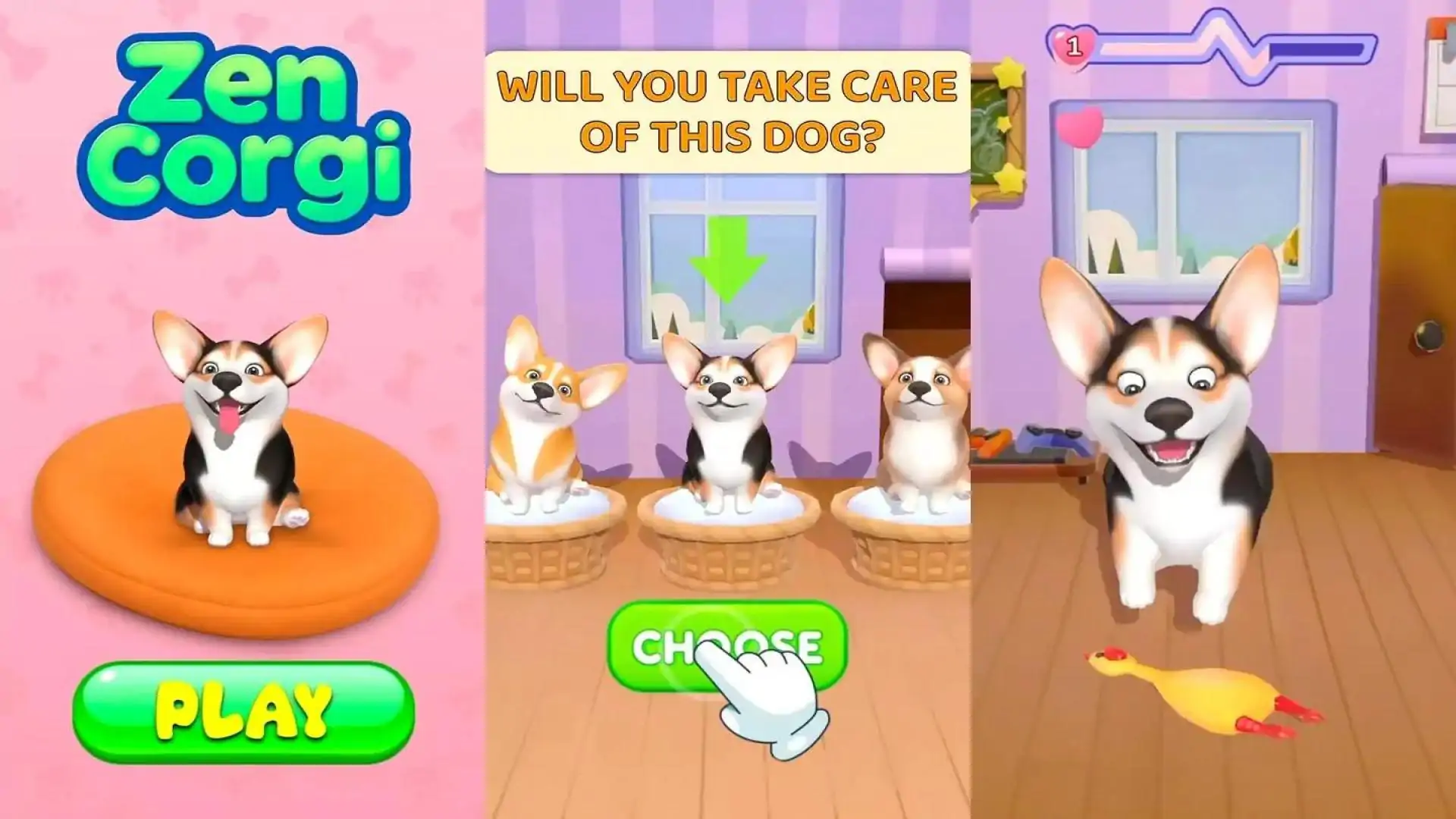 Zencorgi：小狗宠物狗游戏