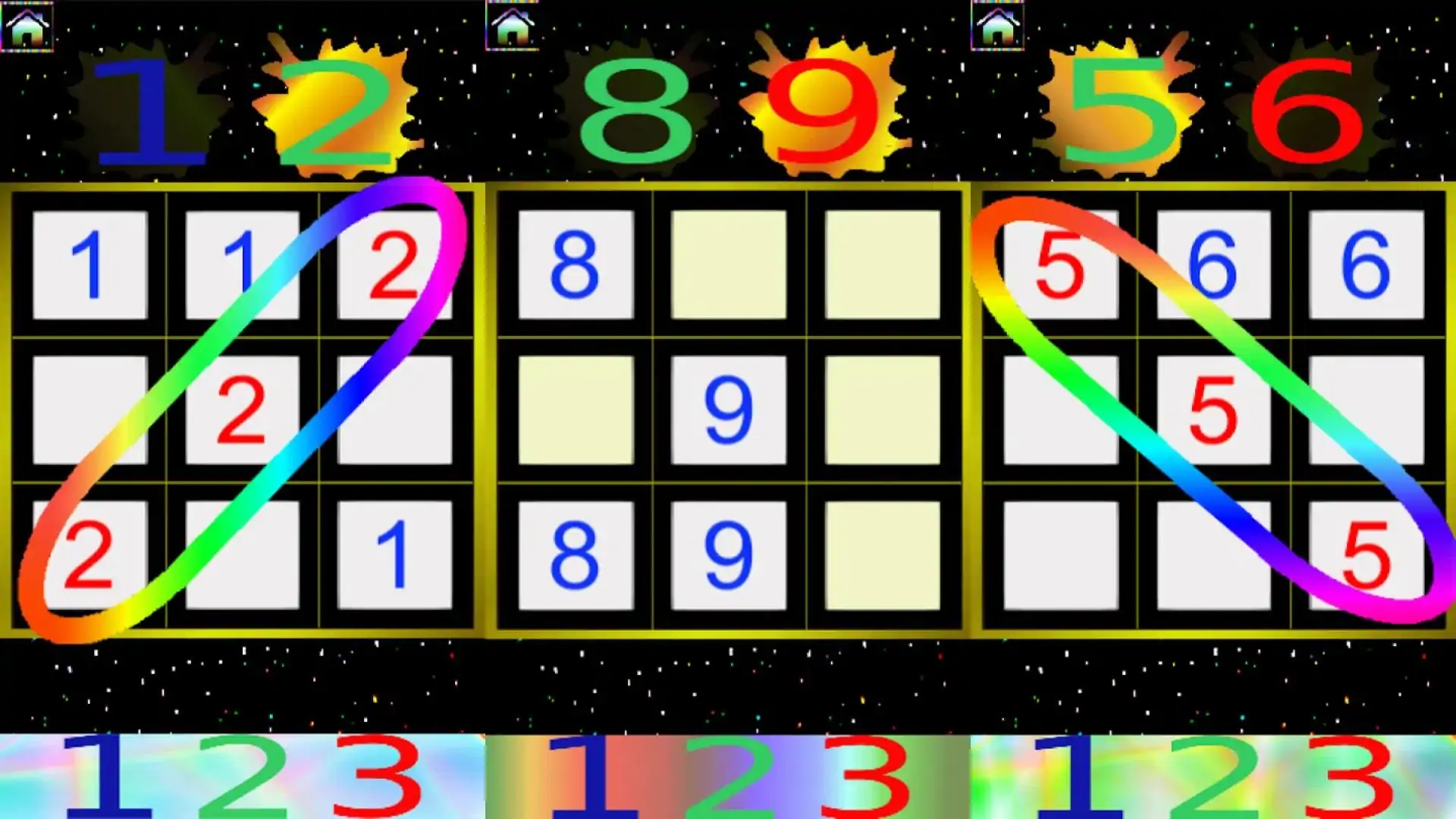 123井字棋学习数字