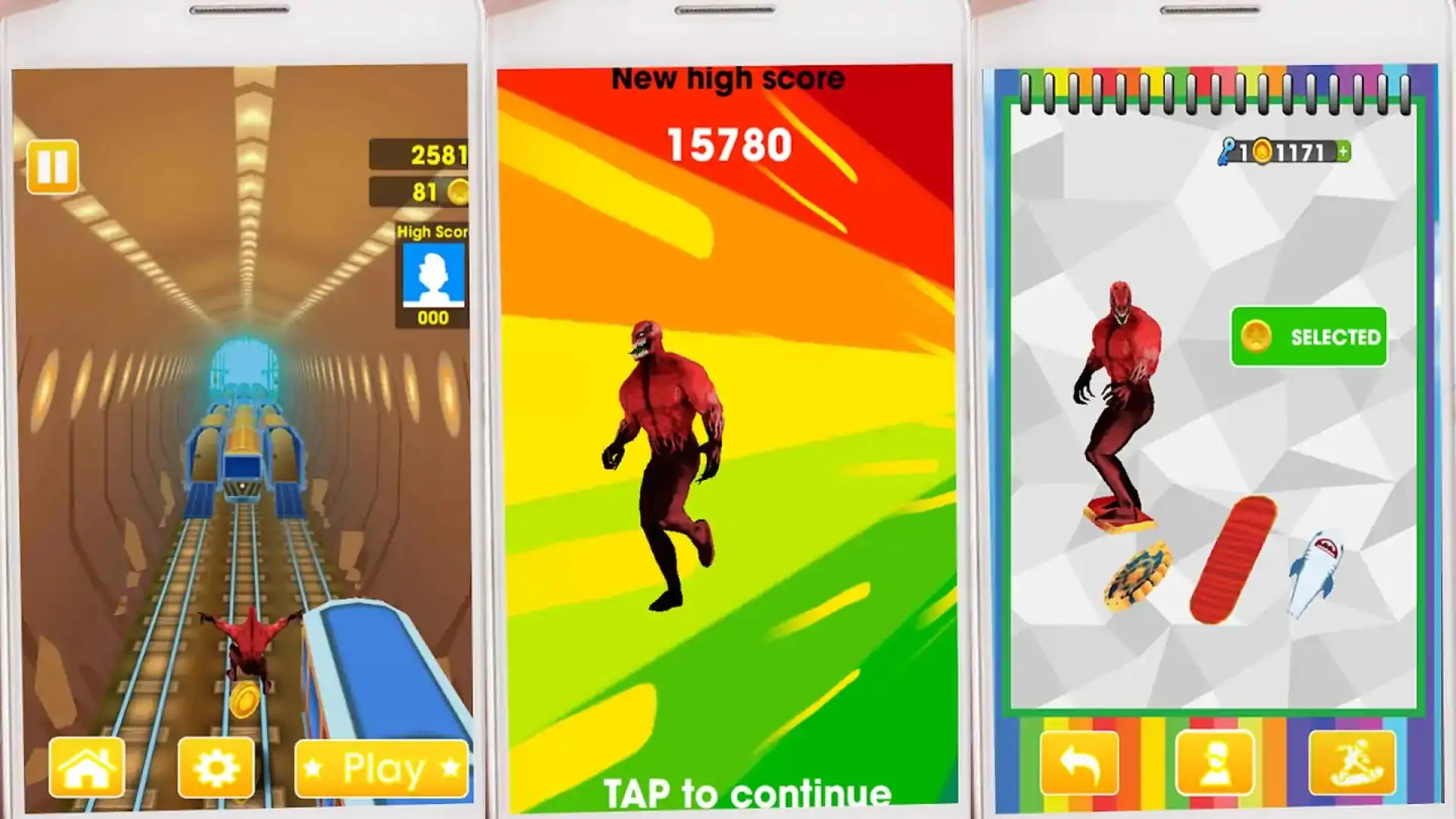 地铁传说毒液跳跃北西红无尽奔跑