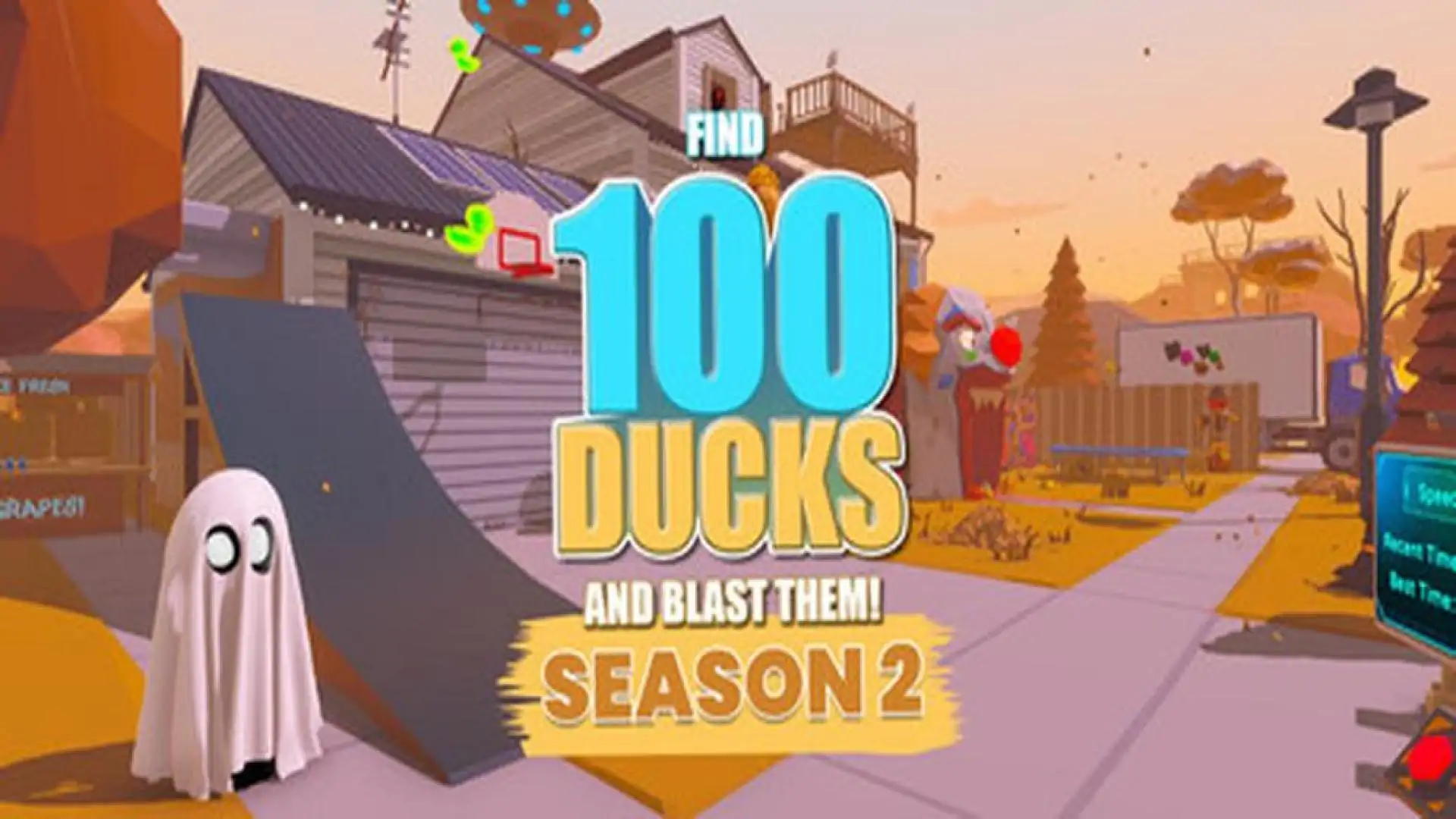 Find 100 Ducks and Blast Them!
