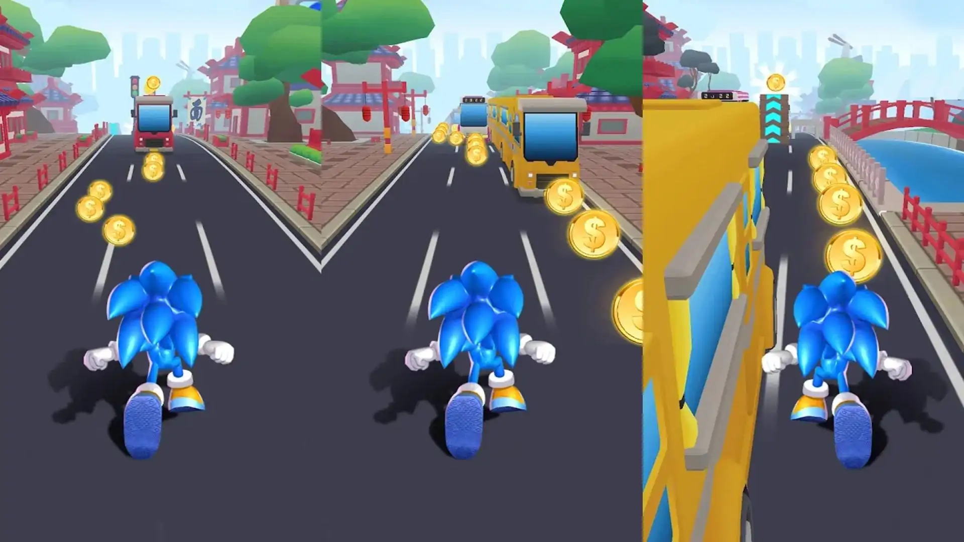蓝色刺猬奔跑：超级跑者
