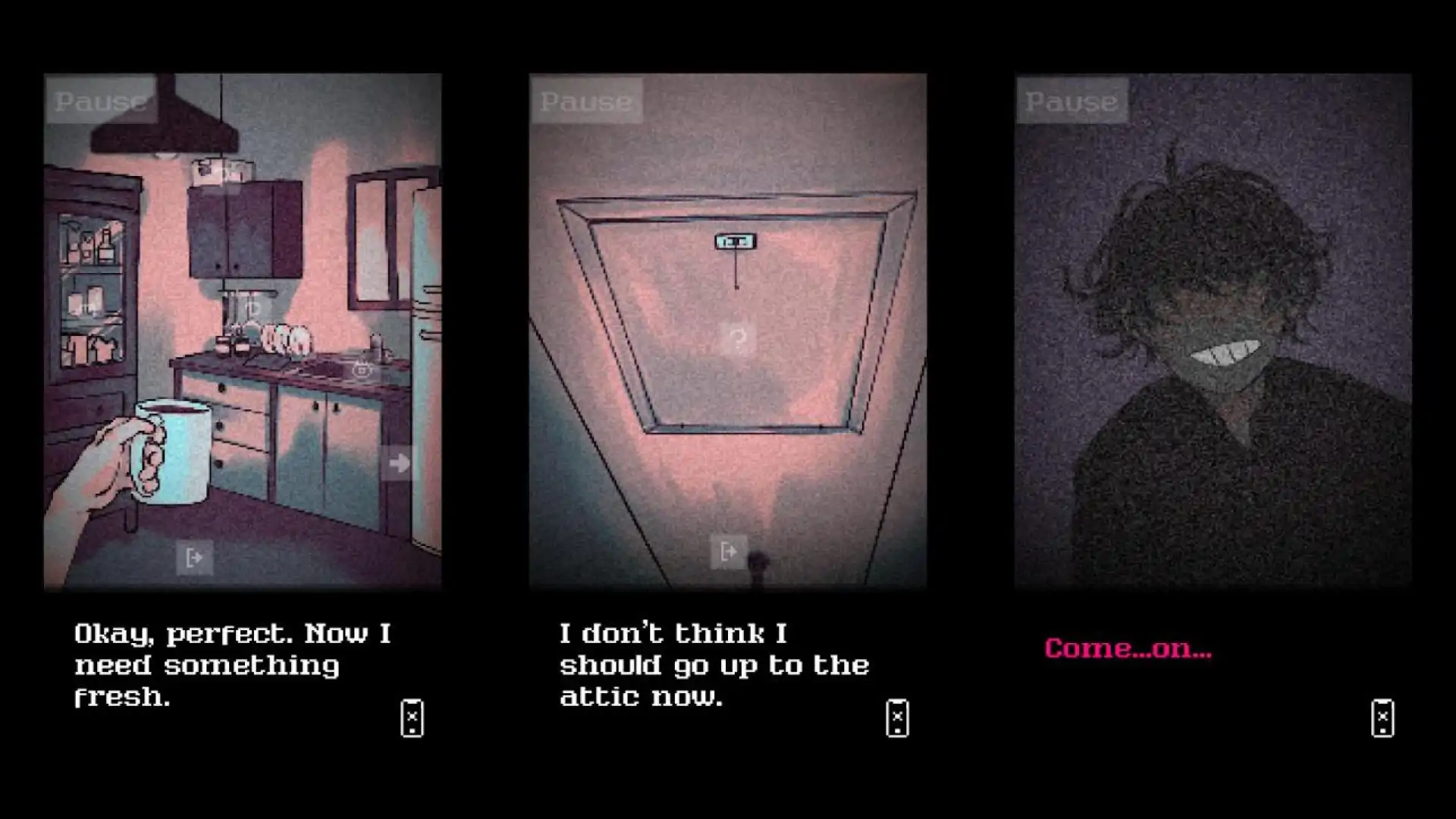 抬头只见天花板