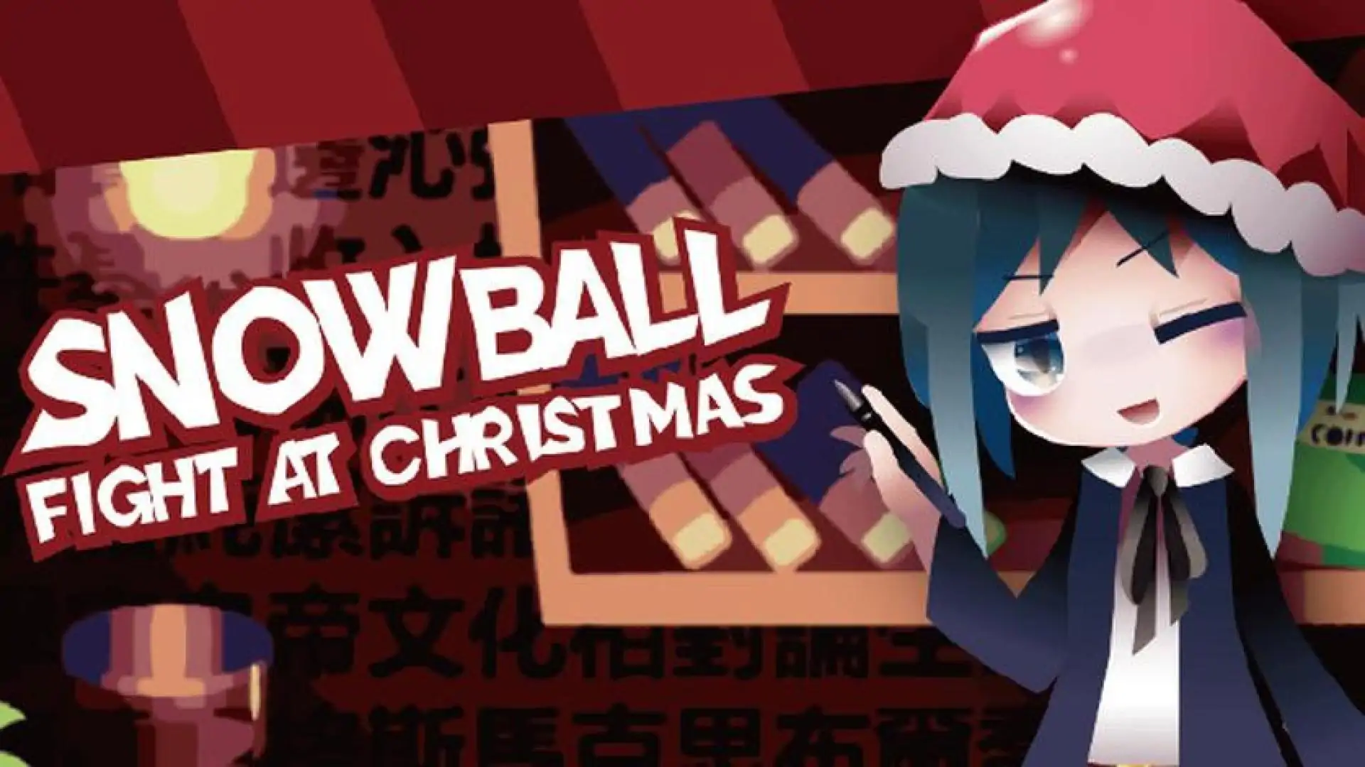 Snowball Fight At Christmas
