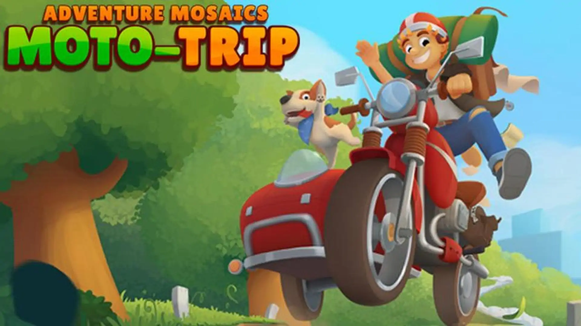 Adventure Mosaics. Moto-Trip