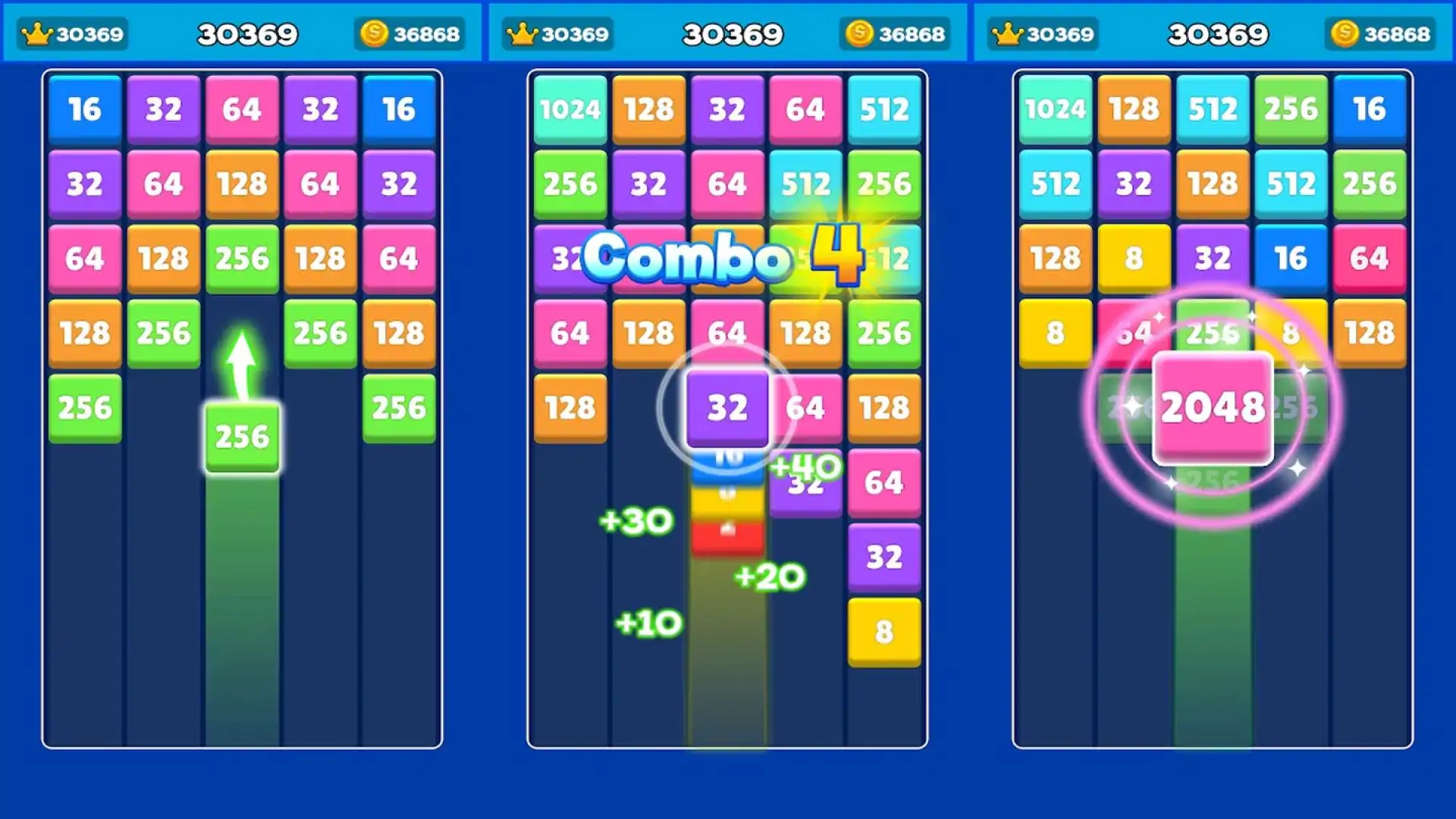 经典数字：合并方块