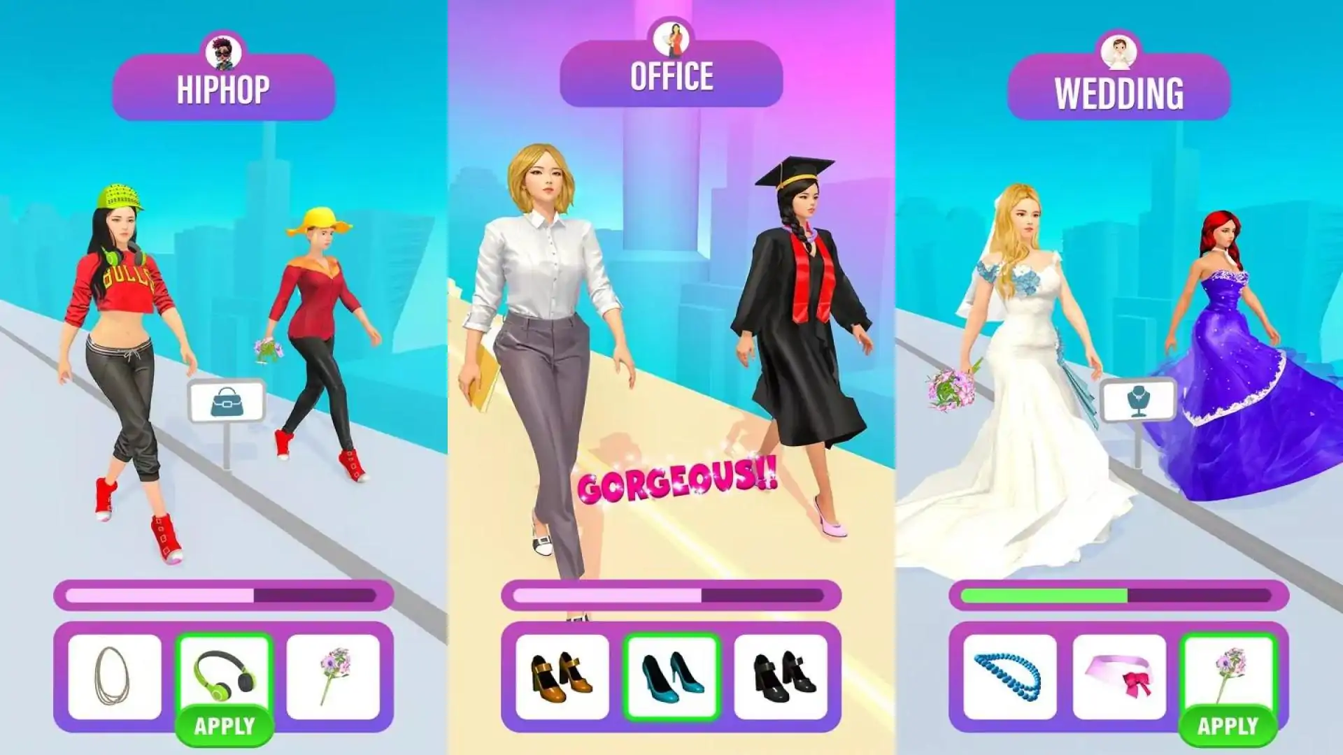 时尚时装秀：坡道打扮