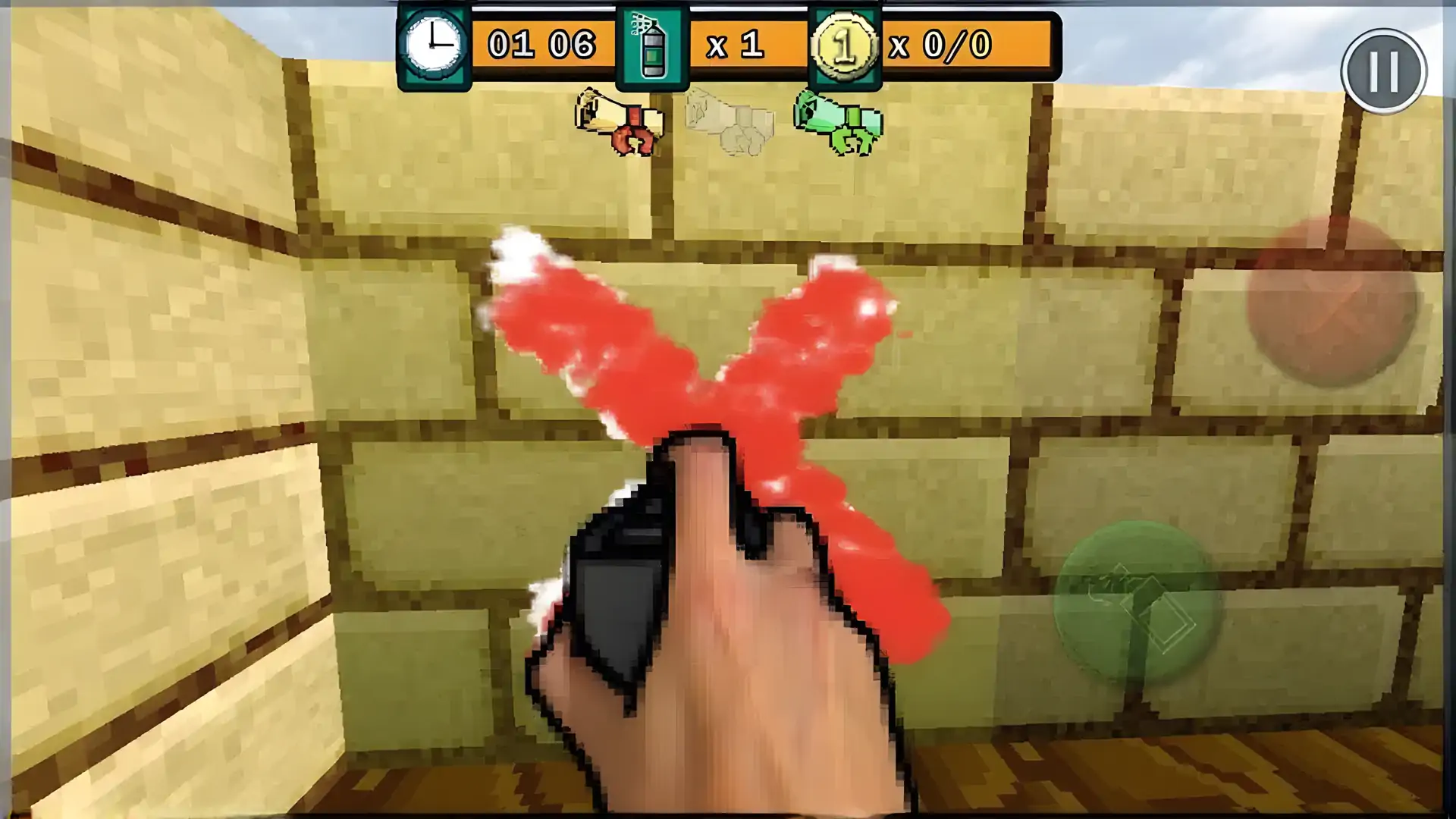 迷宫和油漆3D