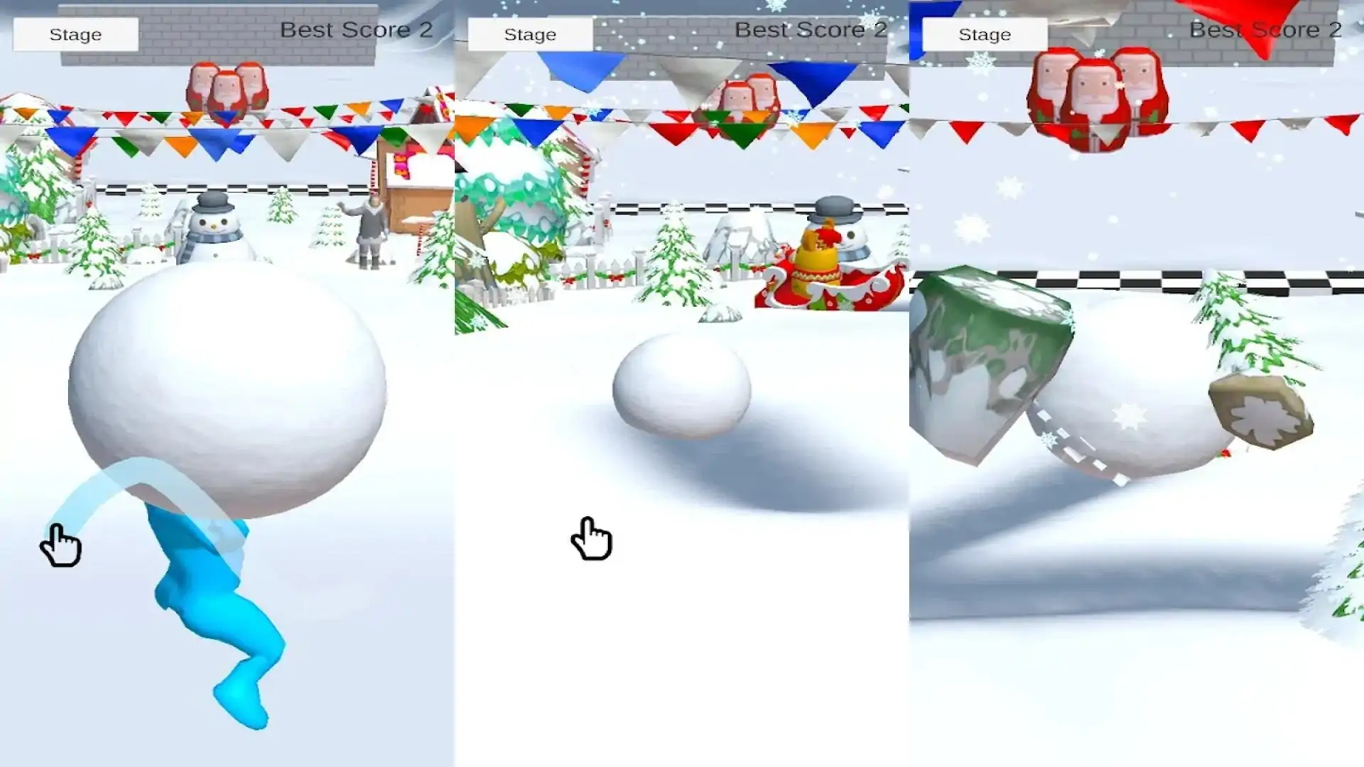 雪地保龄球