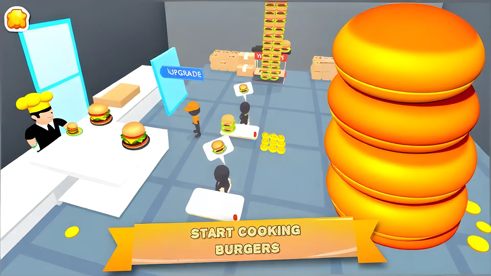 IdleBurgerShopTycoon-游戏