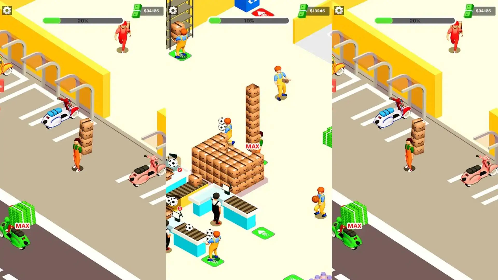 WarehouseRush-自行车送货