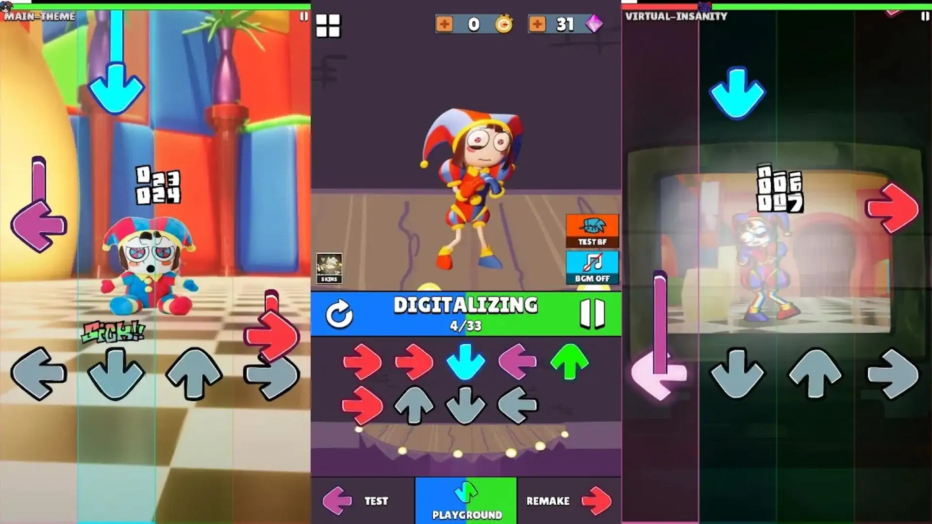 FNF测试-数字马戏团