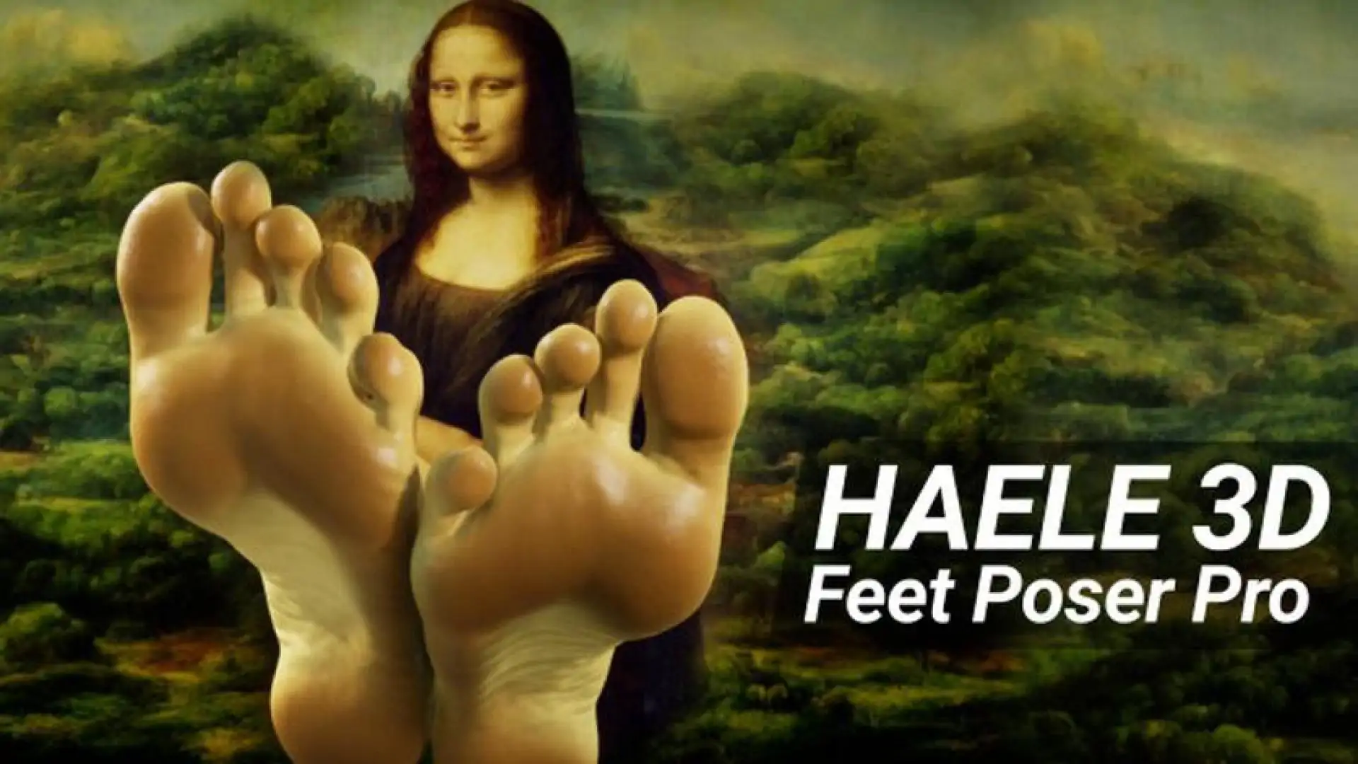 HAELE 3D - 足部姿势 Pro - 绘画参考