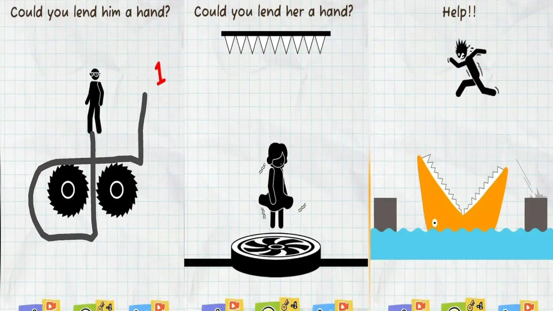 画两个保存解谜