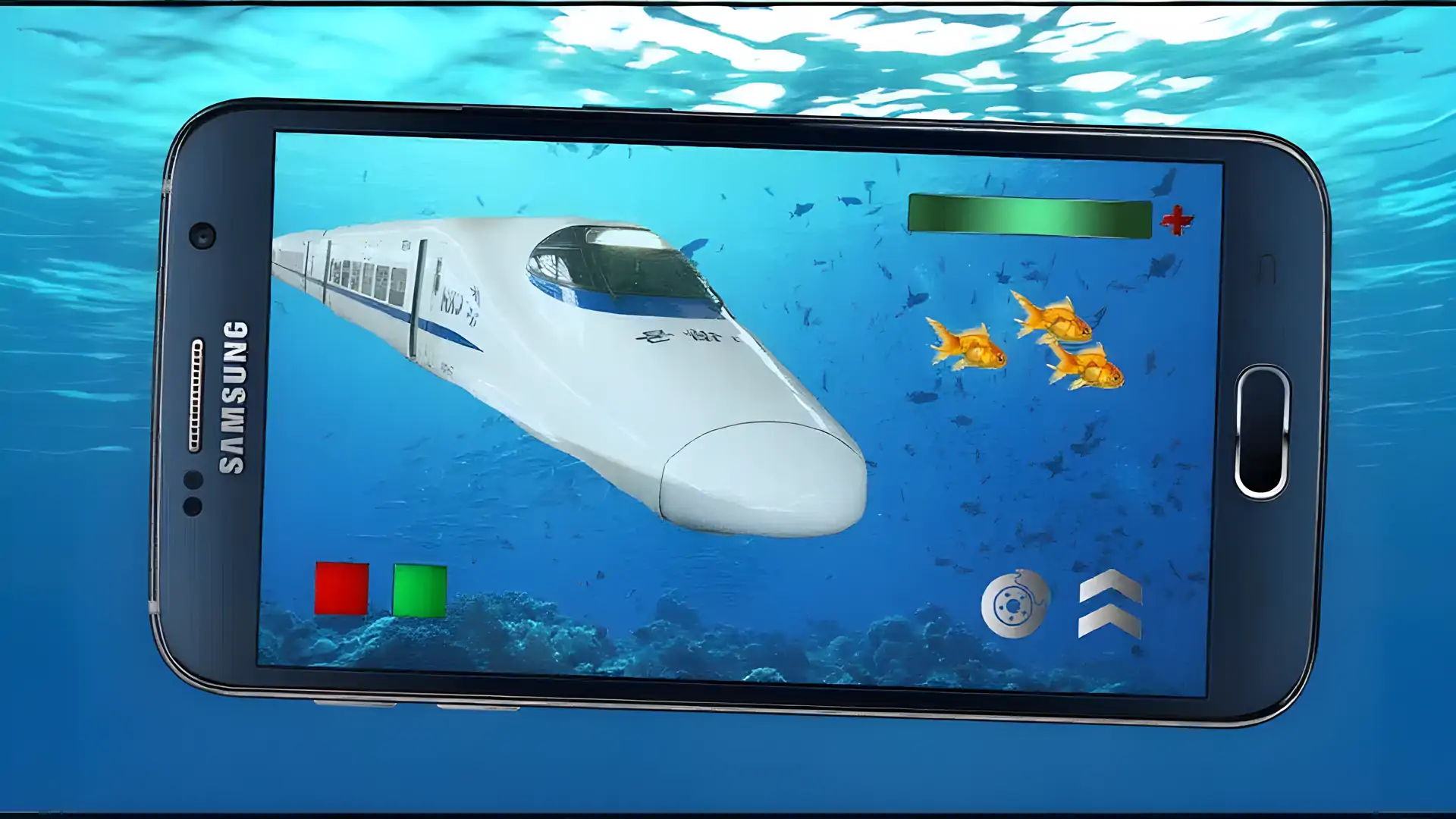 水下城市铁路列车驾驶模拟器3D