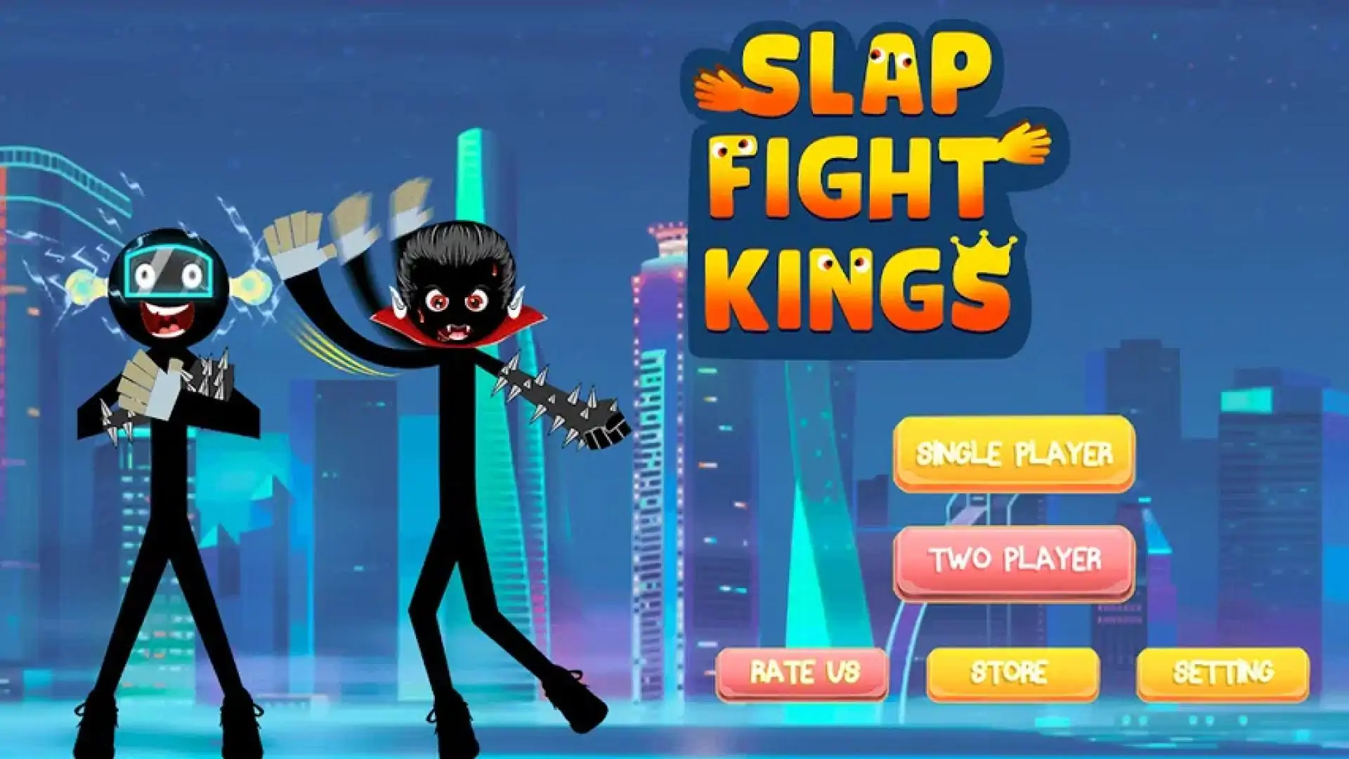 SlapFightKings：火柴人格斗物理游戏