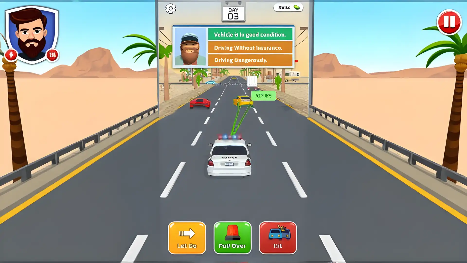 警察追逐交通警察游戏PoliceSimulator3D
