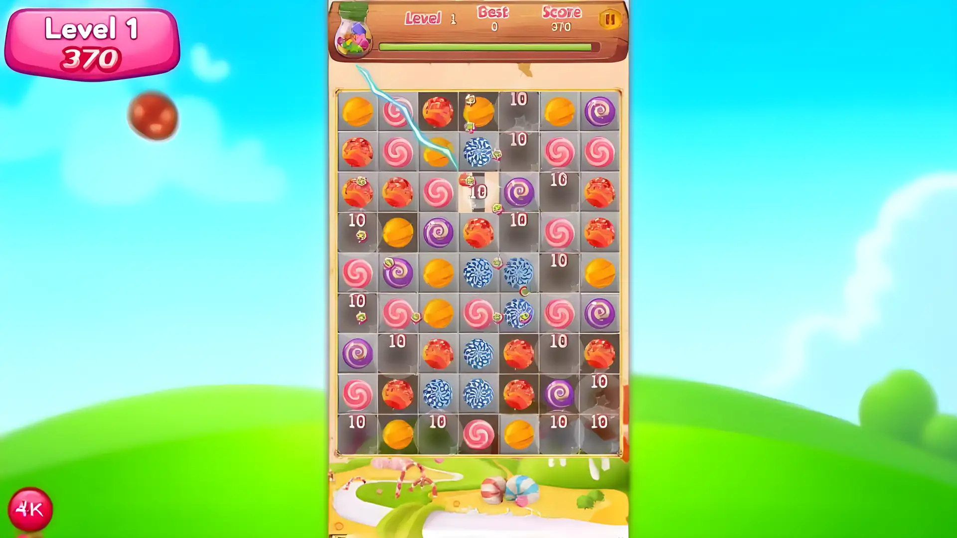 LollipopMatch3-新的糖果游戏