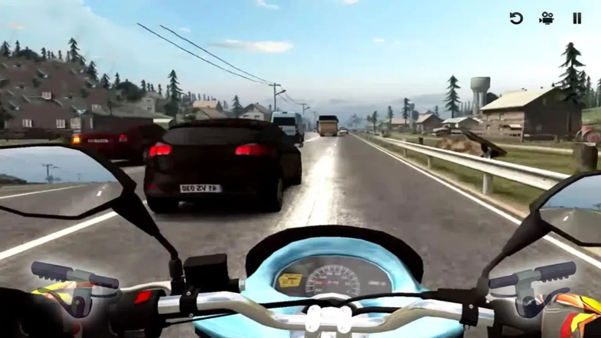 TrafficMoto3D：公路自行车骑手模拟器