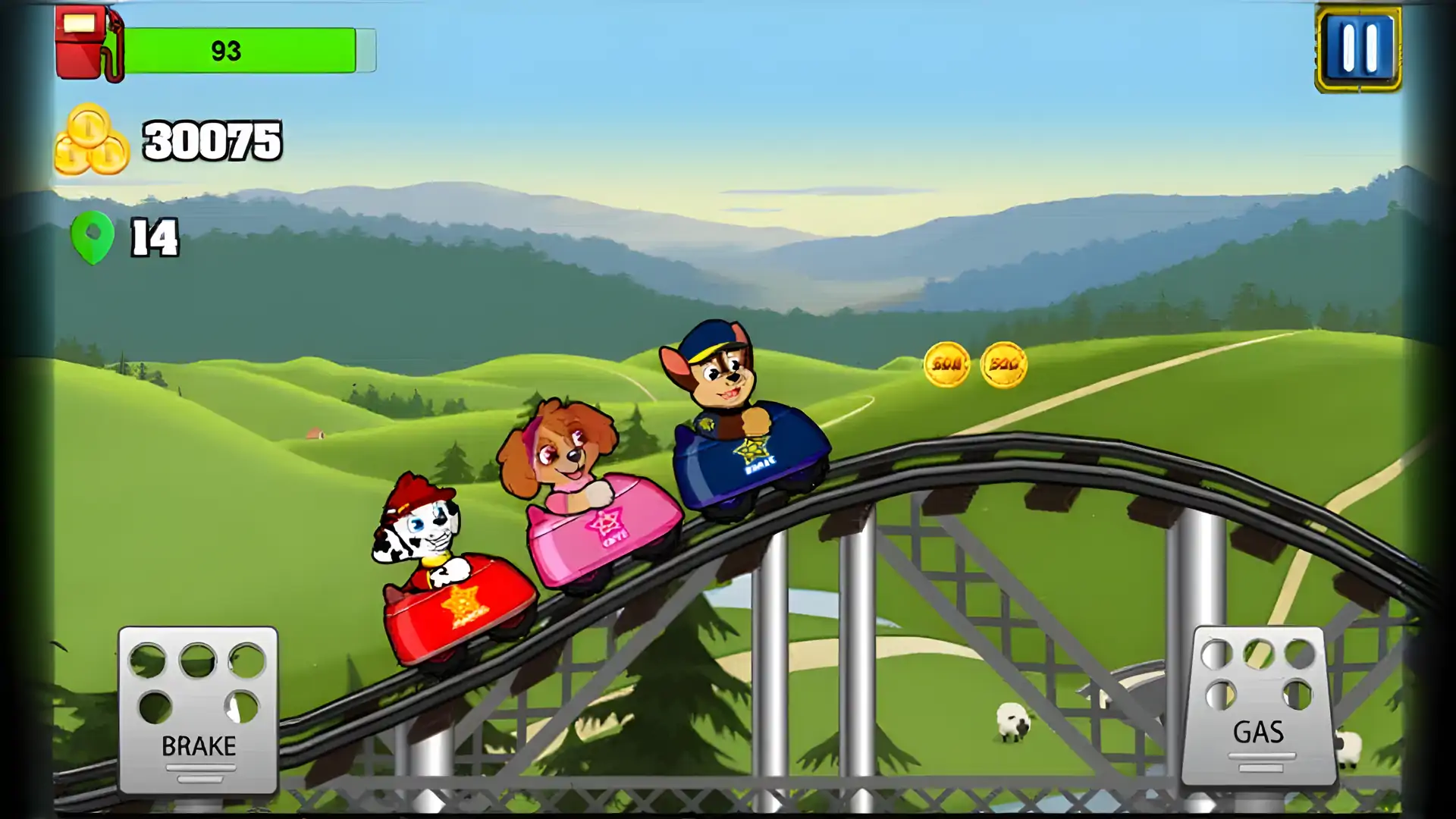 PawPuppySkyCoasters儿童巡逻游戏