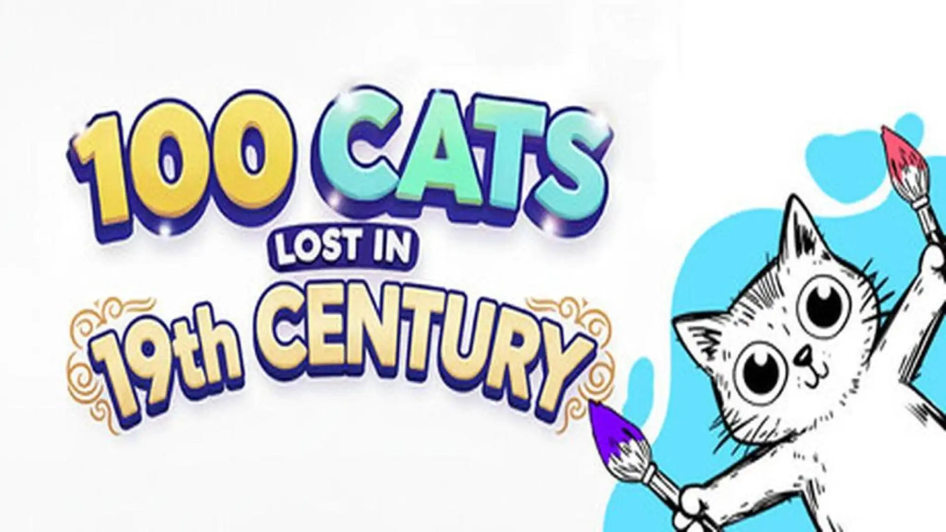 100 Cats Lost in the 19th Century Find & Color
