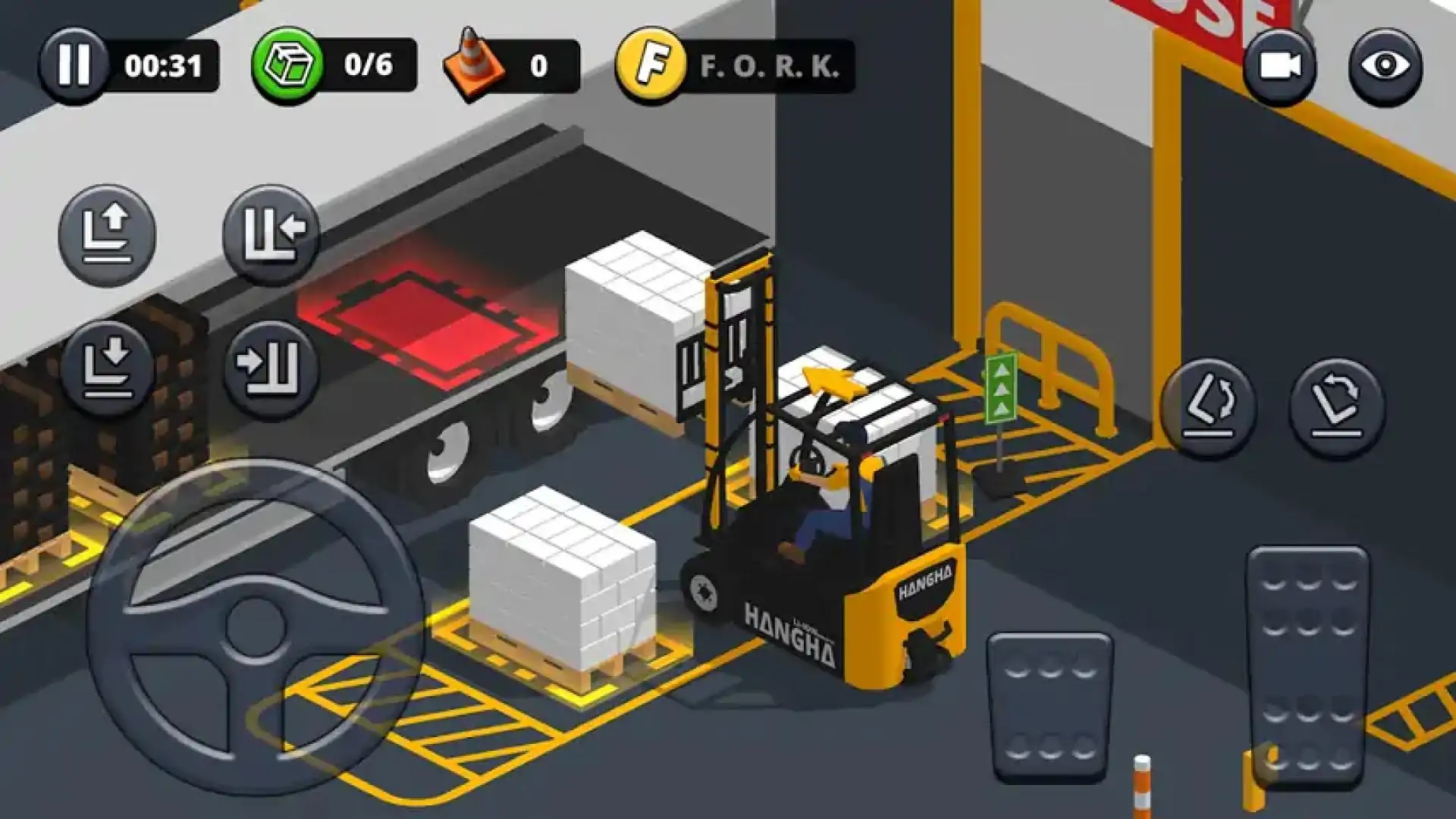 叉车极限物理模拟器