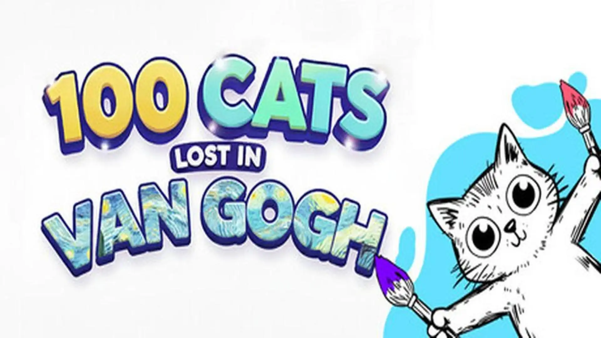 100 Cats Lost in Van Gogh’s Brushstrokes