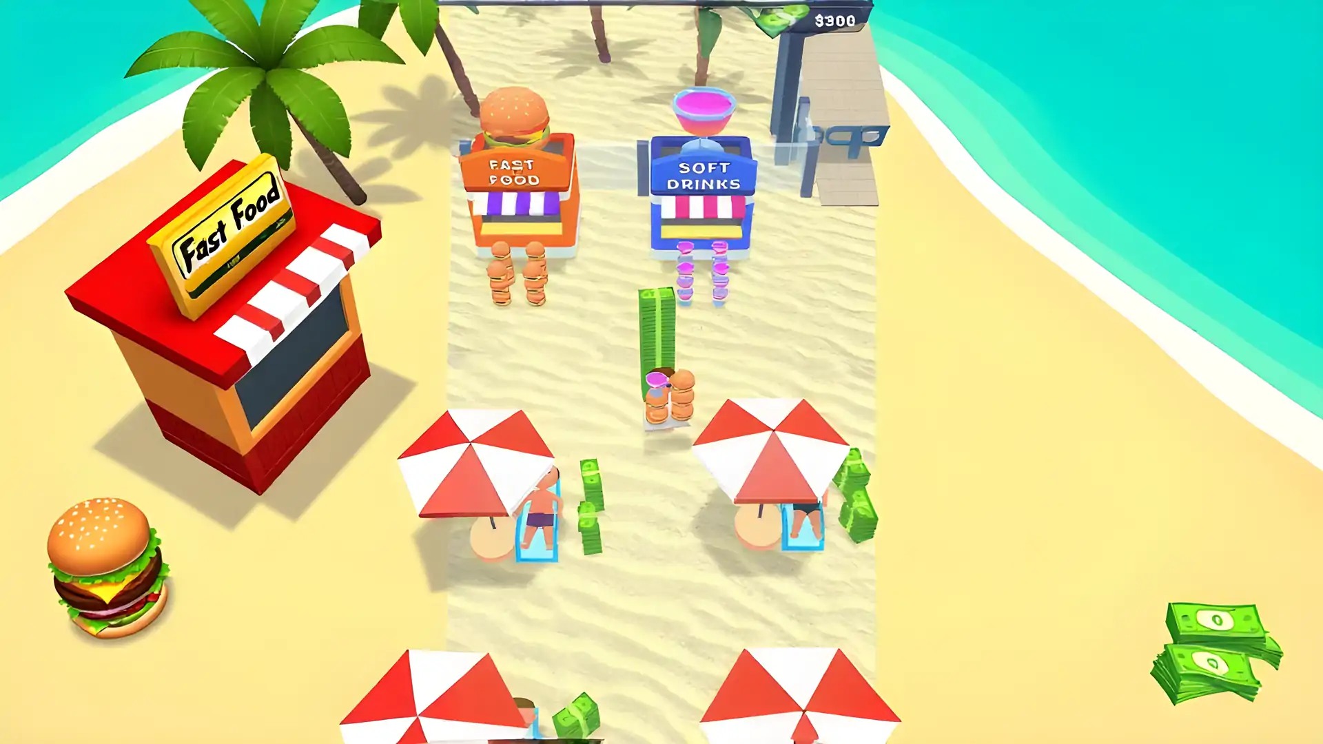 海滩闲置3d
