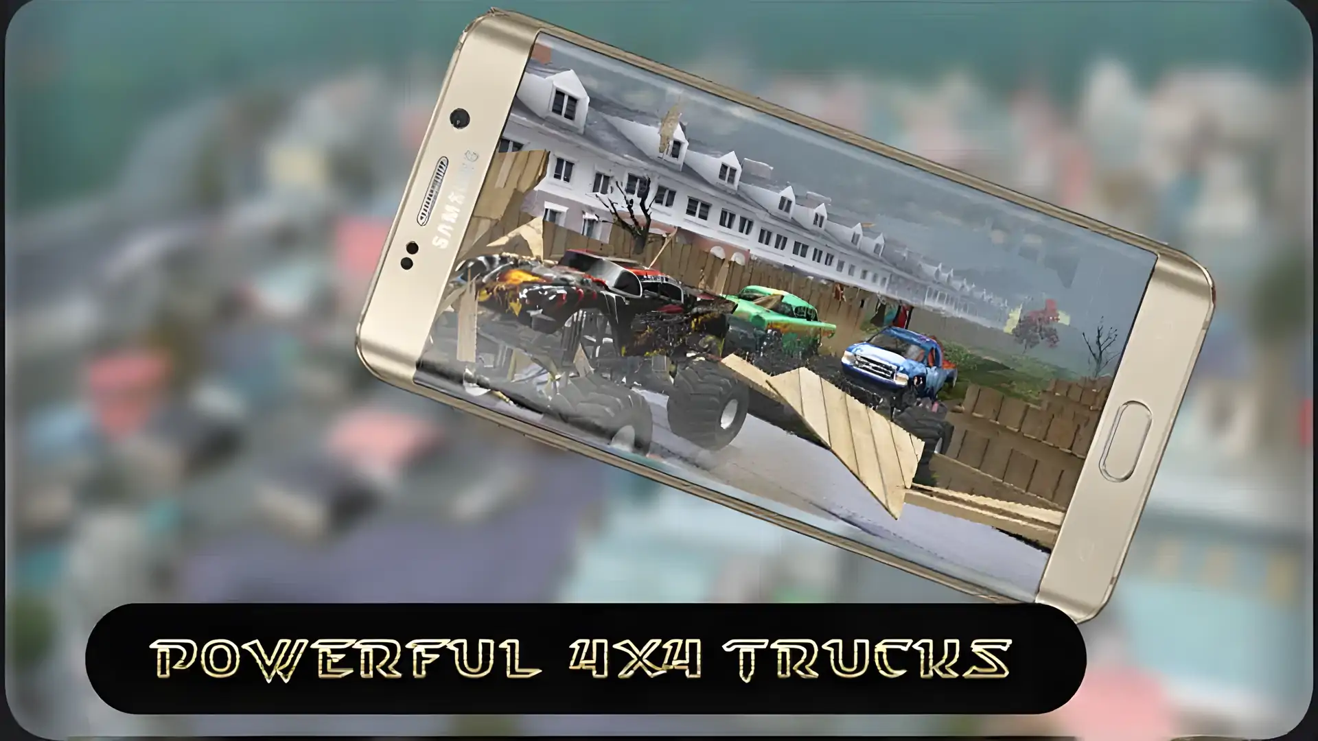 怪物卡车停车3D：4X4越野赛车游戏