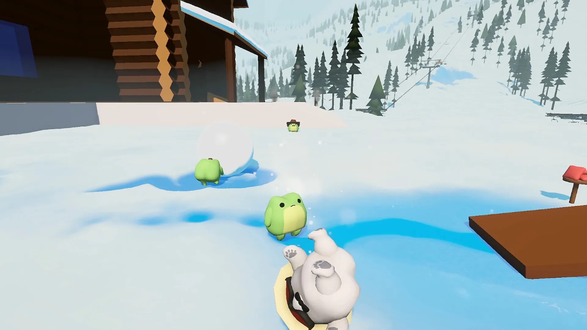 大脚怪航空（Sledding Game）