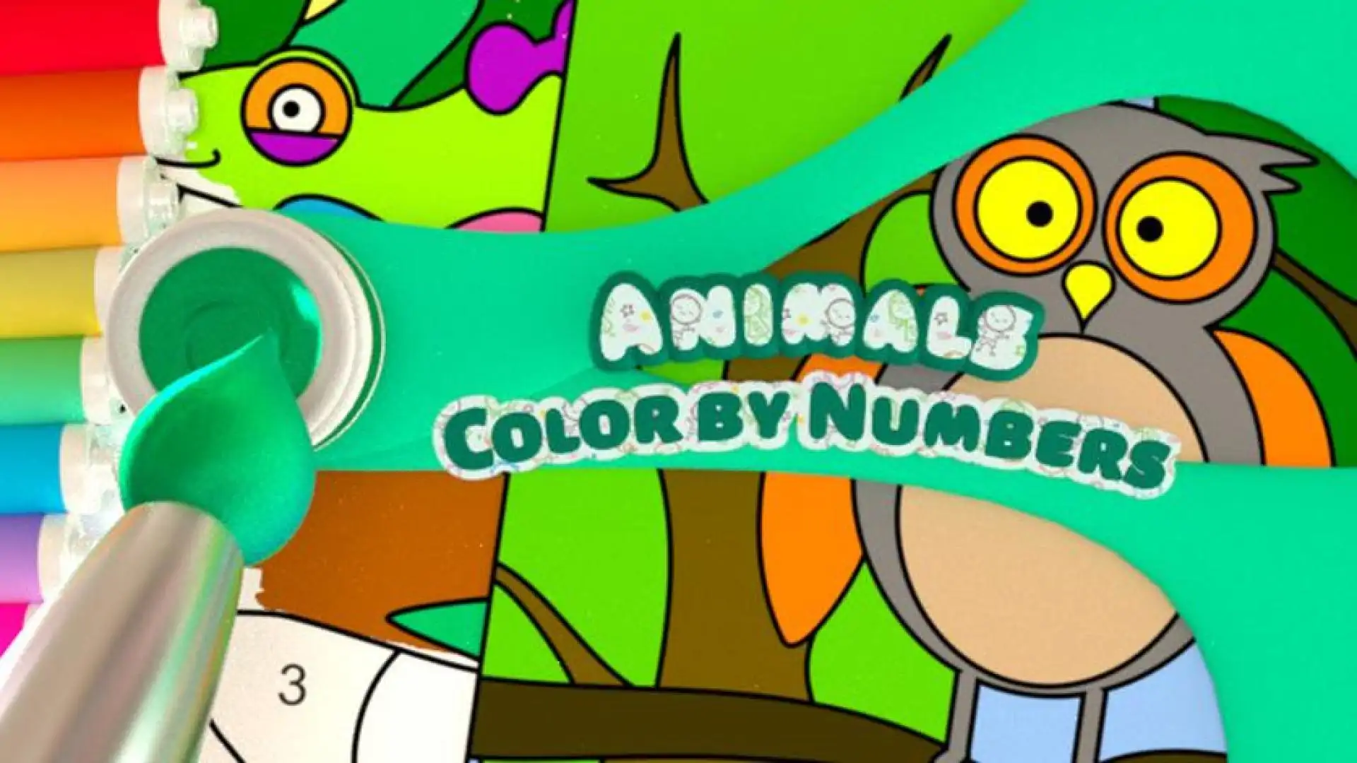 Color by Numbers - Animals